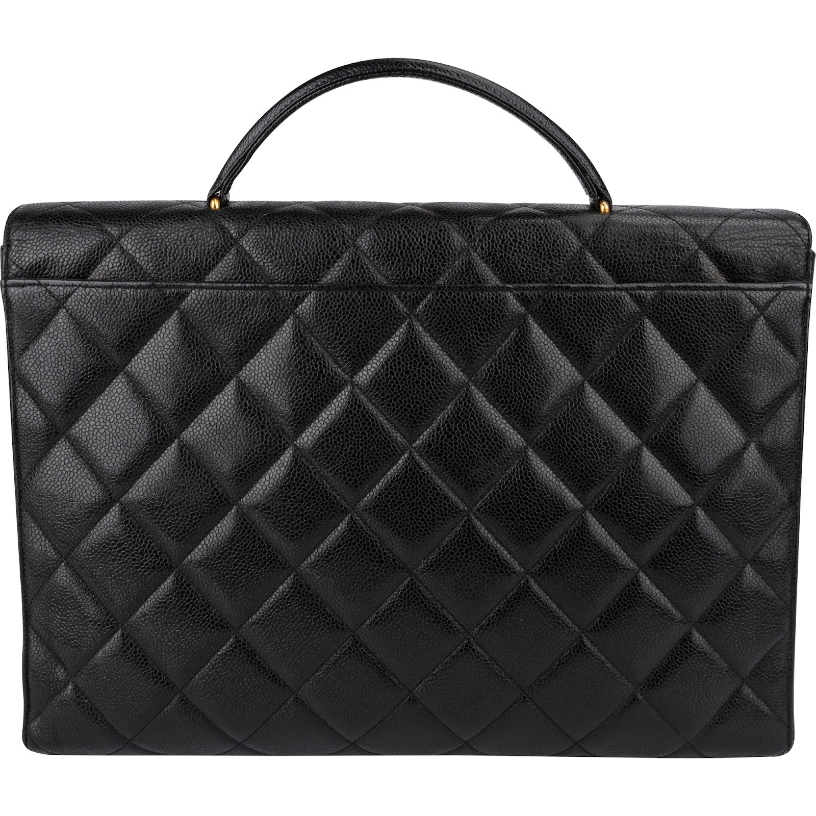 Chanel - Quilted Caviar Leather 24K Briefcase