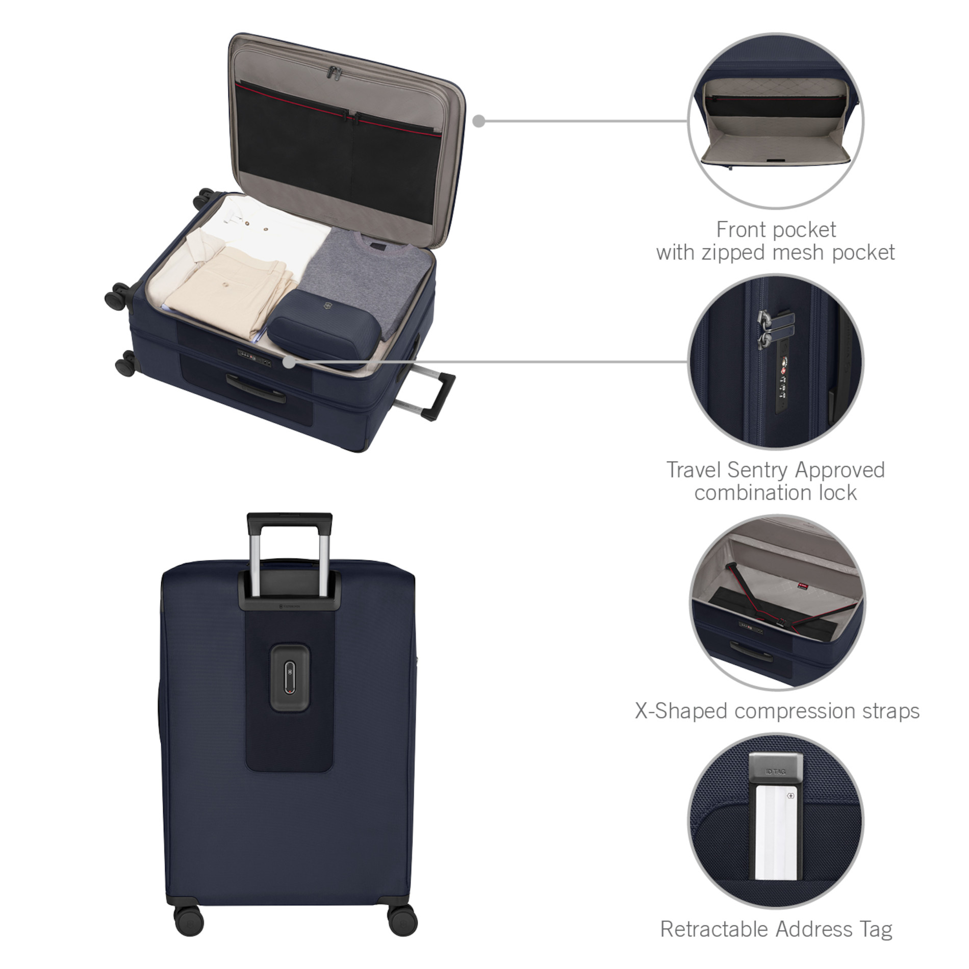 Werks Traveler 7.0 Large Case - Navy Blue