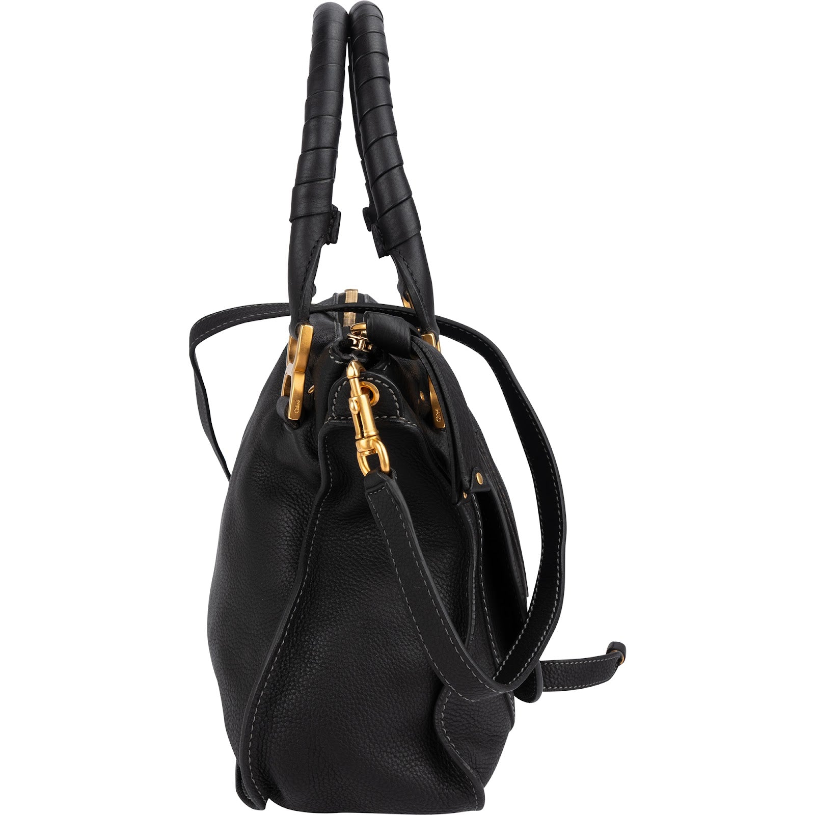 Chloé Grained Leather Marcie Handbag