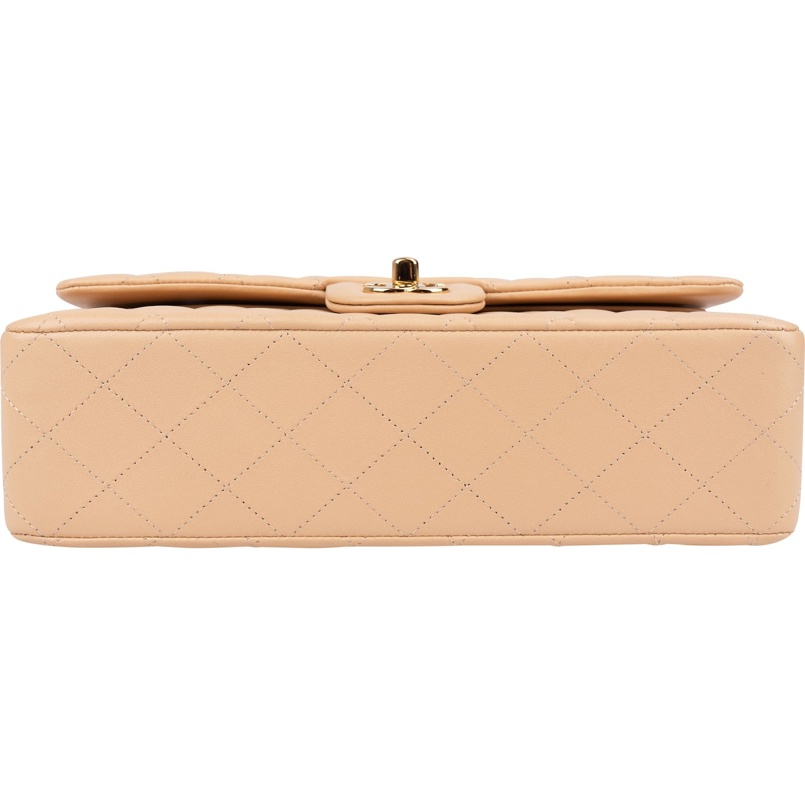 Chanel Quilted Lambskin Medium Double Flap Shoulder Bag