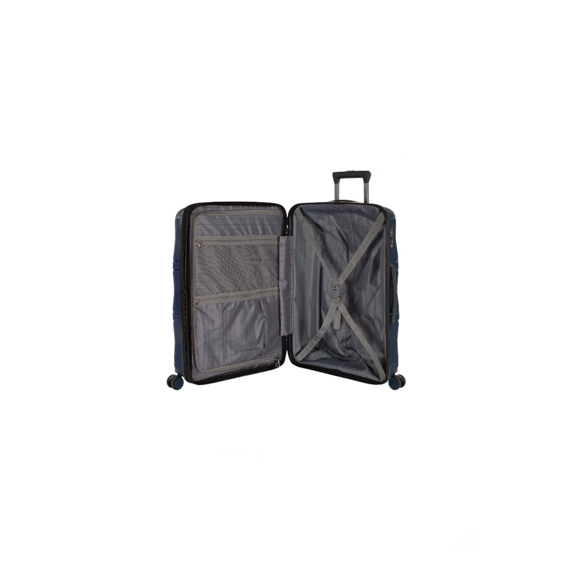 HEYS Milos 4tlg. Kofferset (BC/S/M/L) erweiterbar - Navy