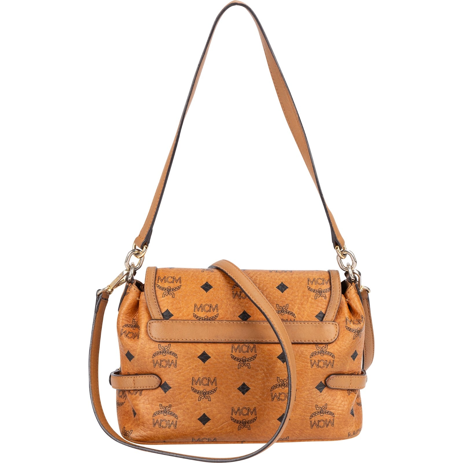 Sac à bandoulière MCM Monogram Visetos Saddle