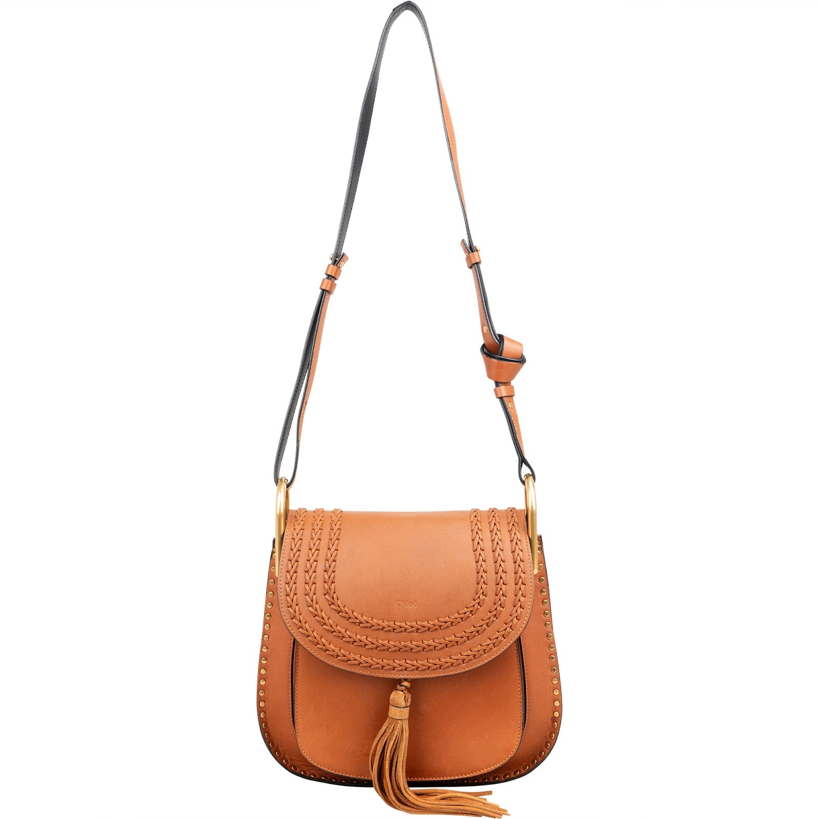 Chloé Leather Hudson Tassel Crossbody Bag