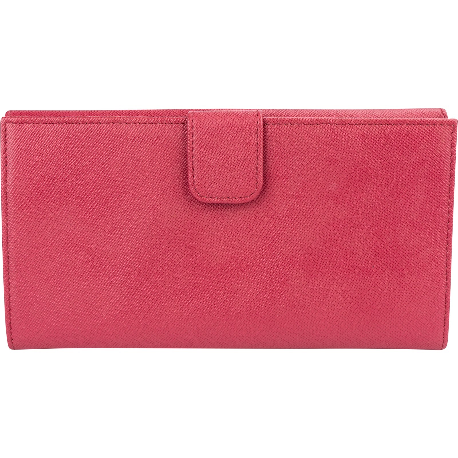 Prada Saffiano Leather Continental Flap Wallet