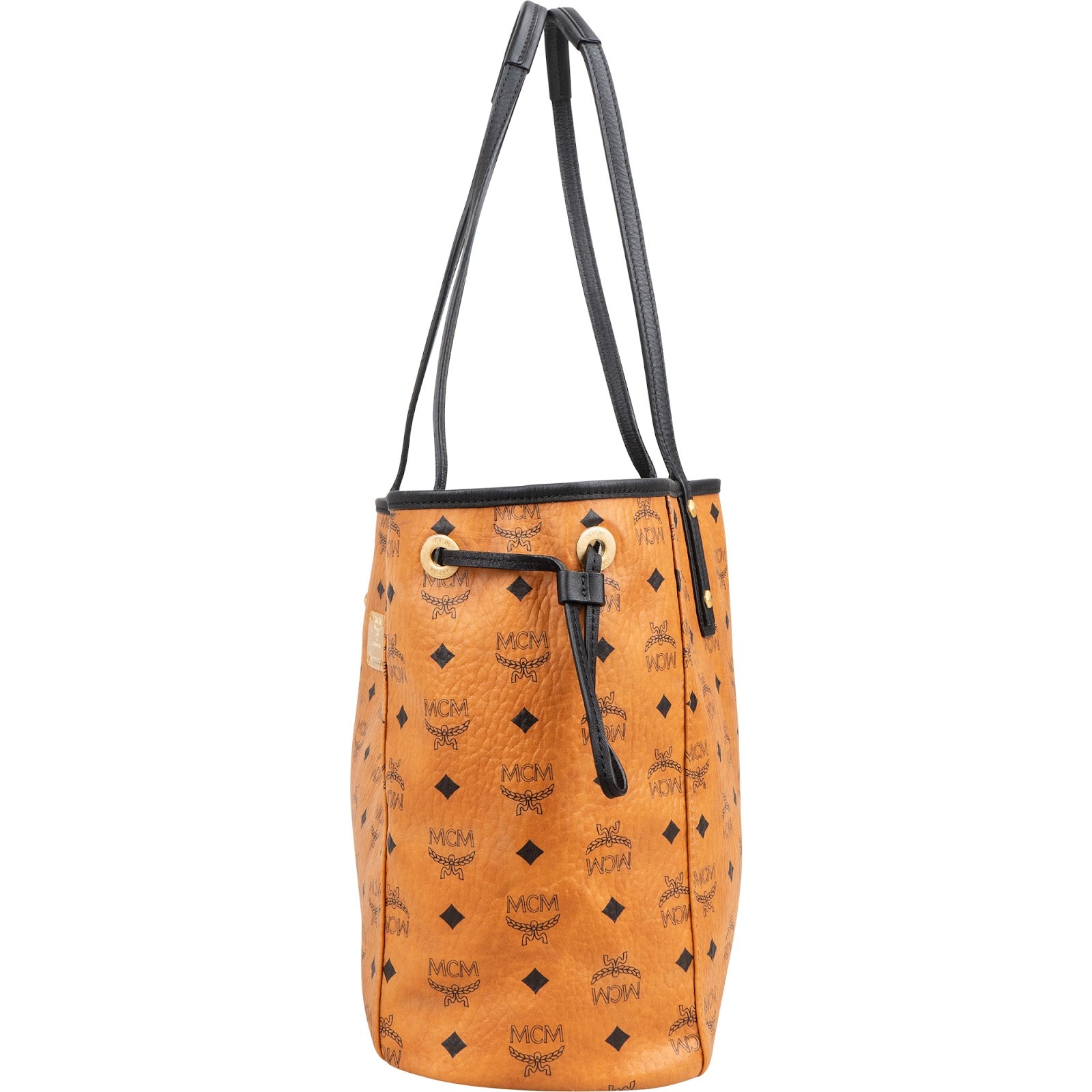 MCM Monogram Visetos Liz Reversible Shopper Shoulder Bag