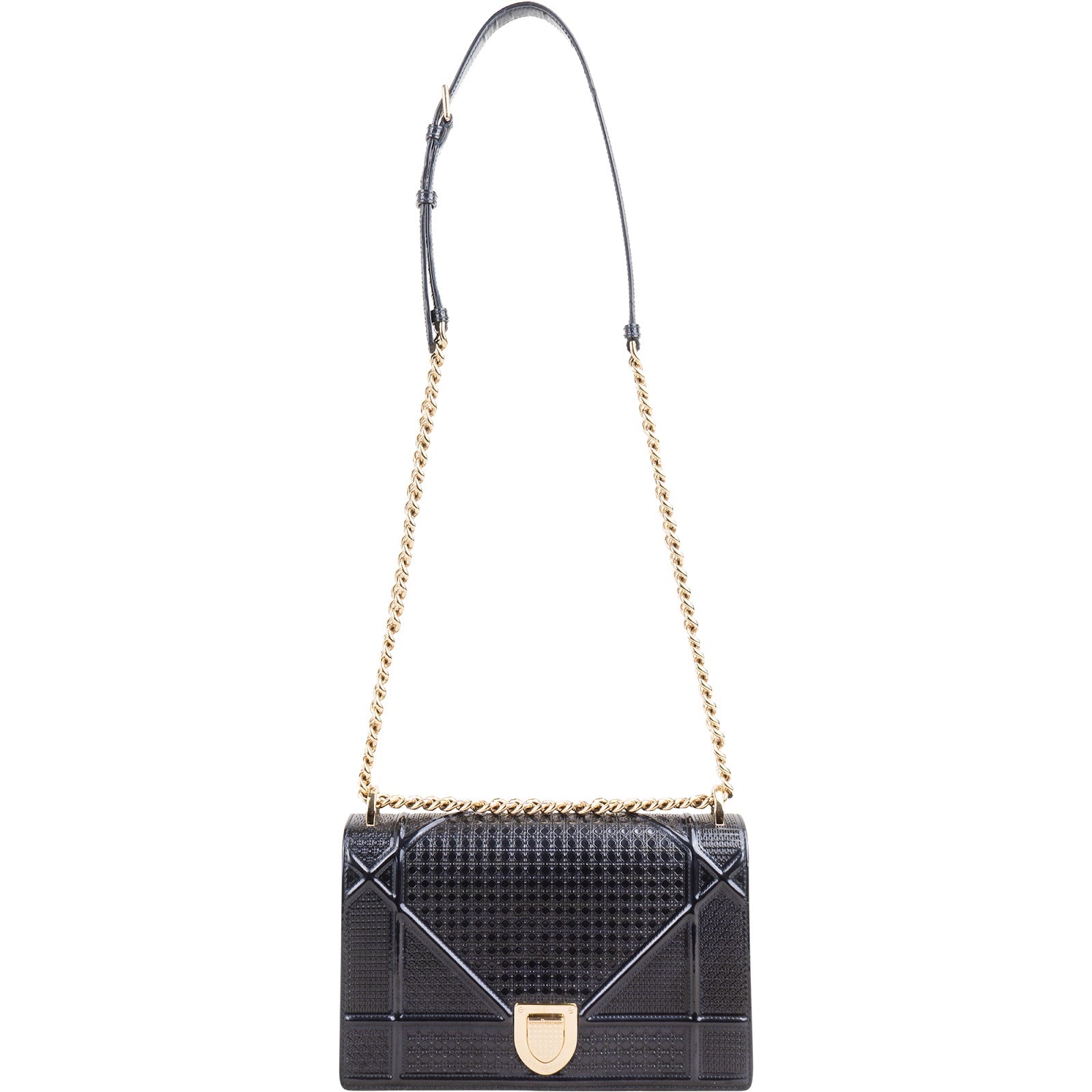 Christian Dior - Metallic Diorama Flap Crossbody Bag