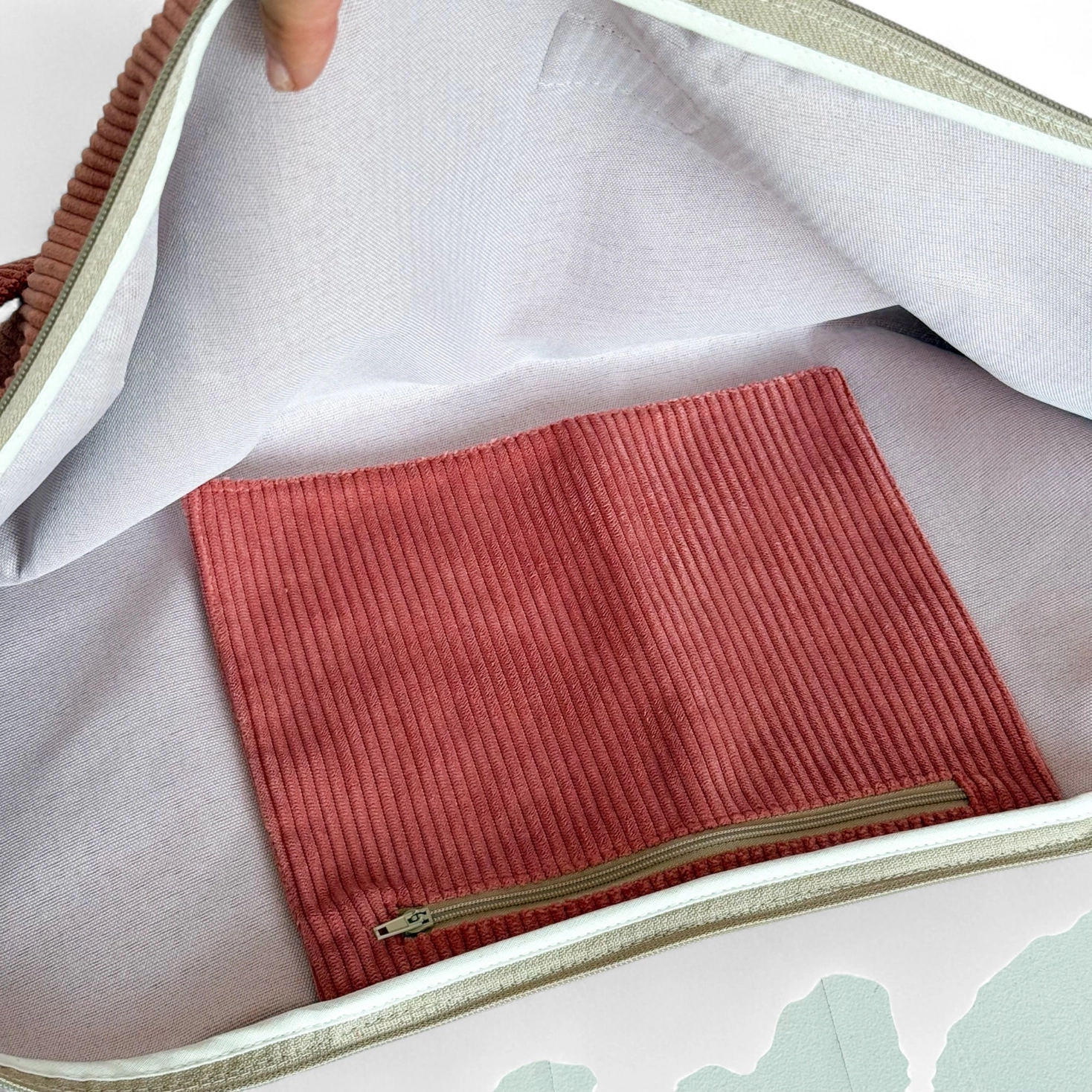 Yogamatten Tasche Rippe KORALLE