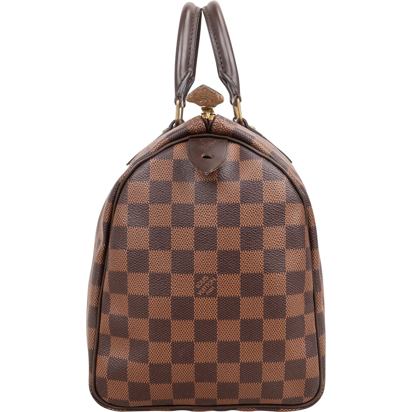 Louis Vuitton Monogram Damier Ebene Canvas Speedy 30 Boston Bag