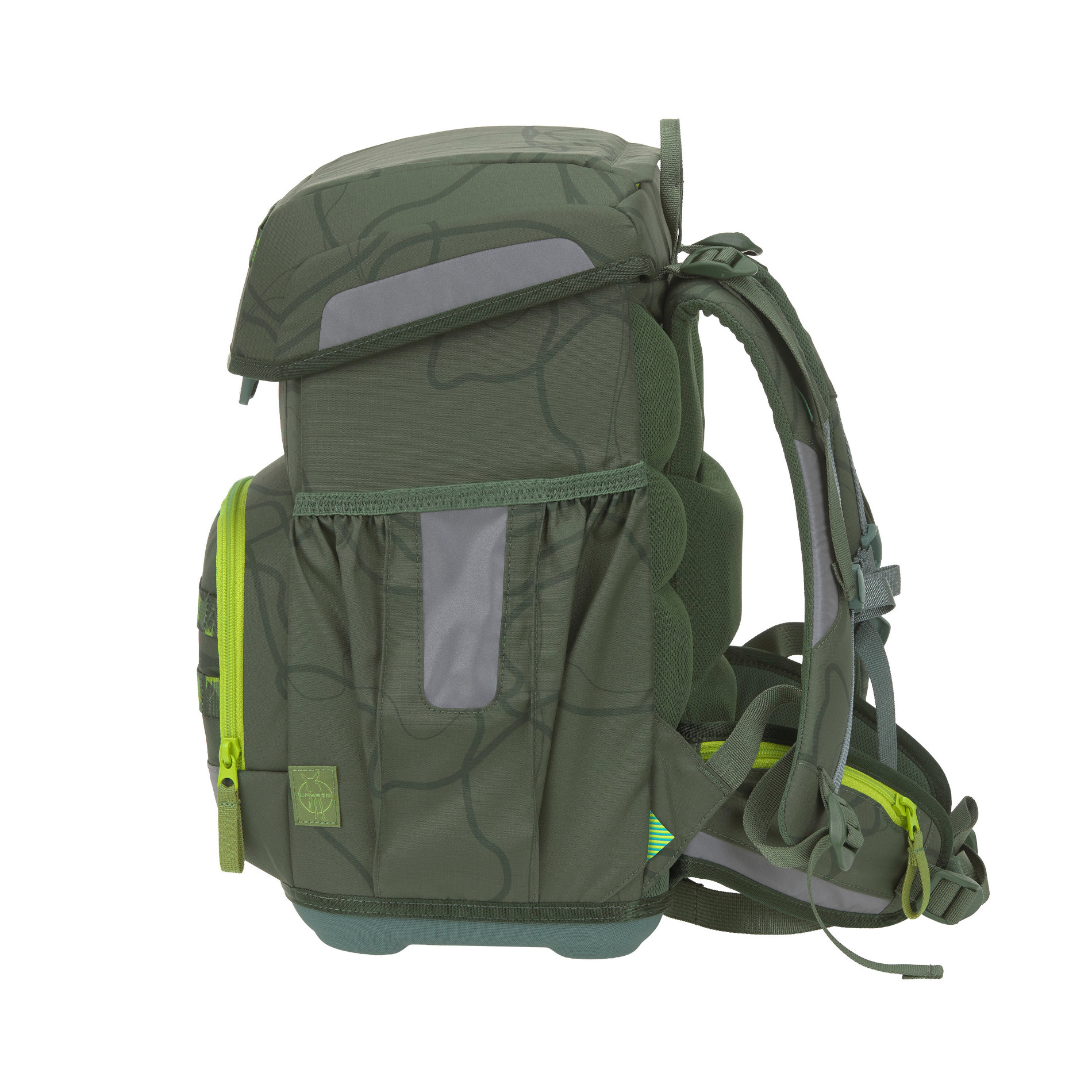 School Set Light Unique Schulranzenset 5tlg. - Jungle green