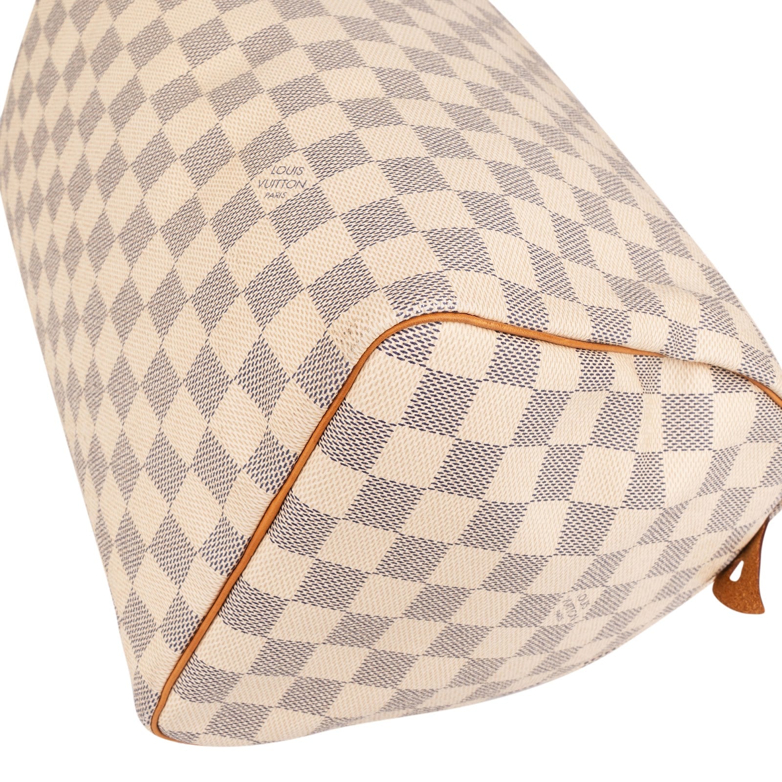 Louis Vuitton Monogram Damier Azur Speedy 30 Handbag