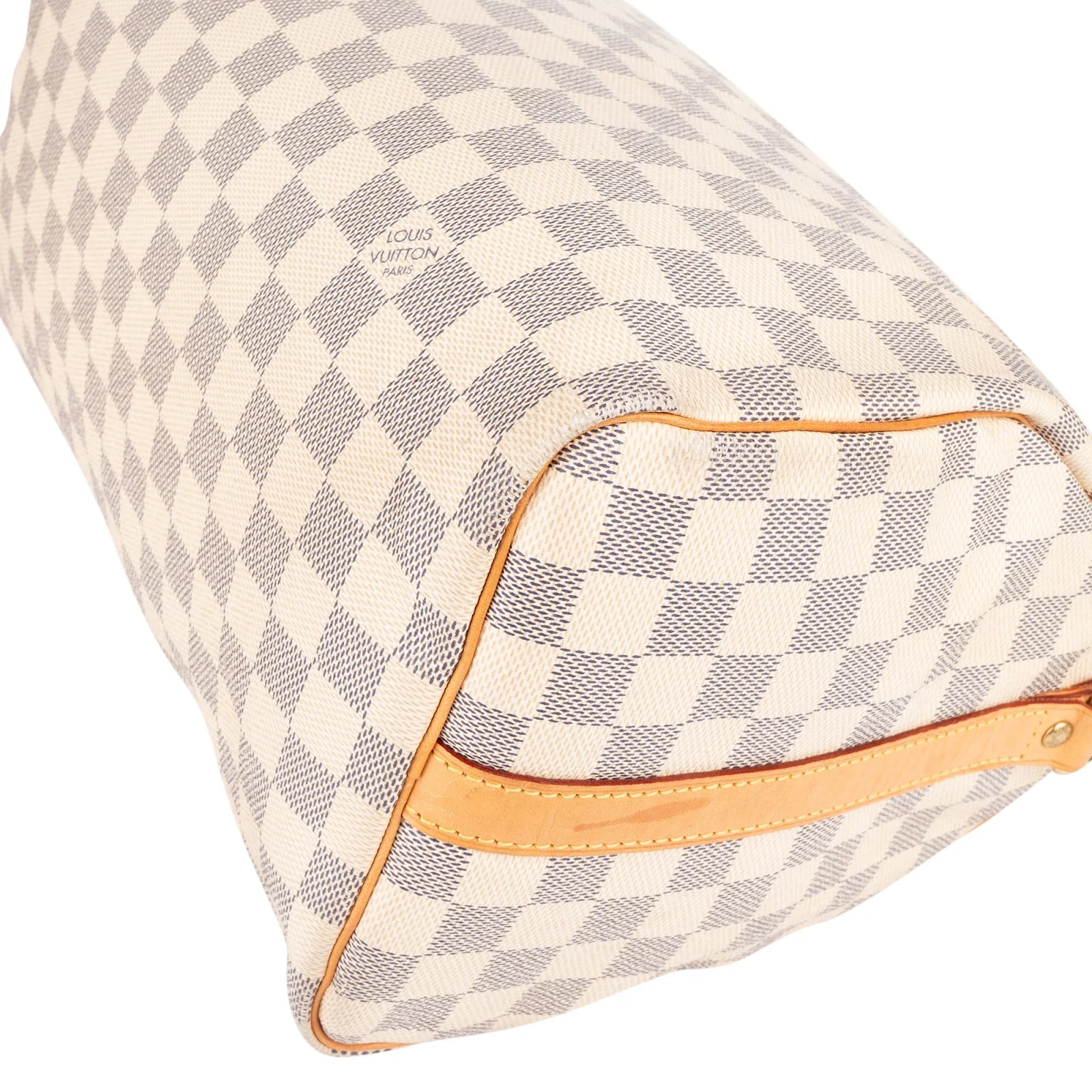 Louis Vuitton Monogram Damier Azur Canvas Speedy 30 Bandoulière Handbag