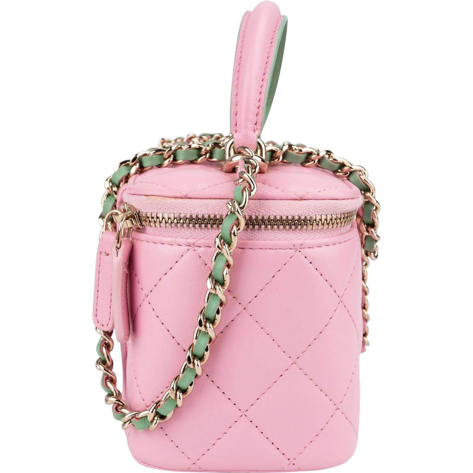 Chanel – Vanity Case Bicolor Quilted Lambskin