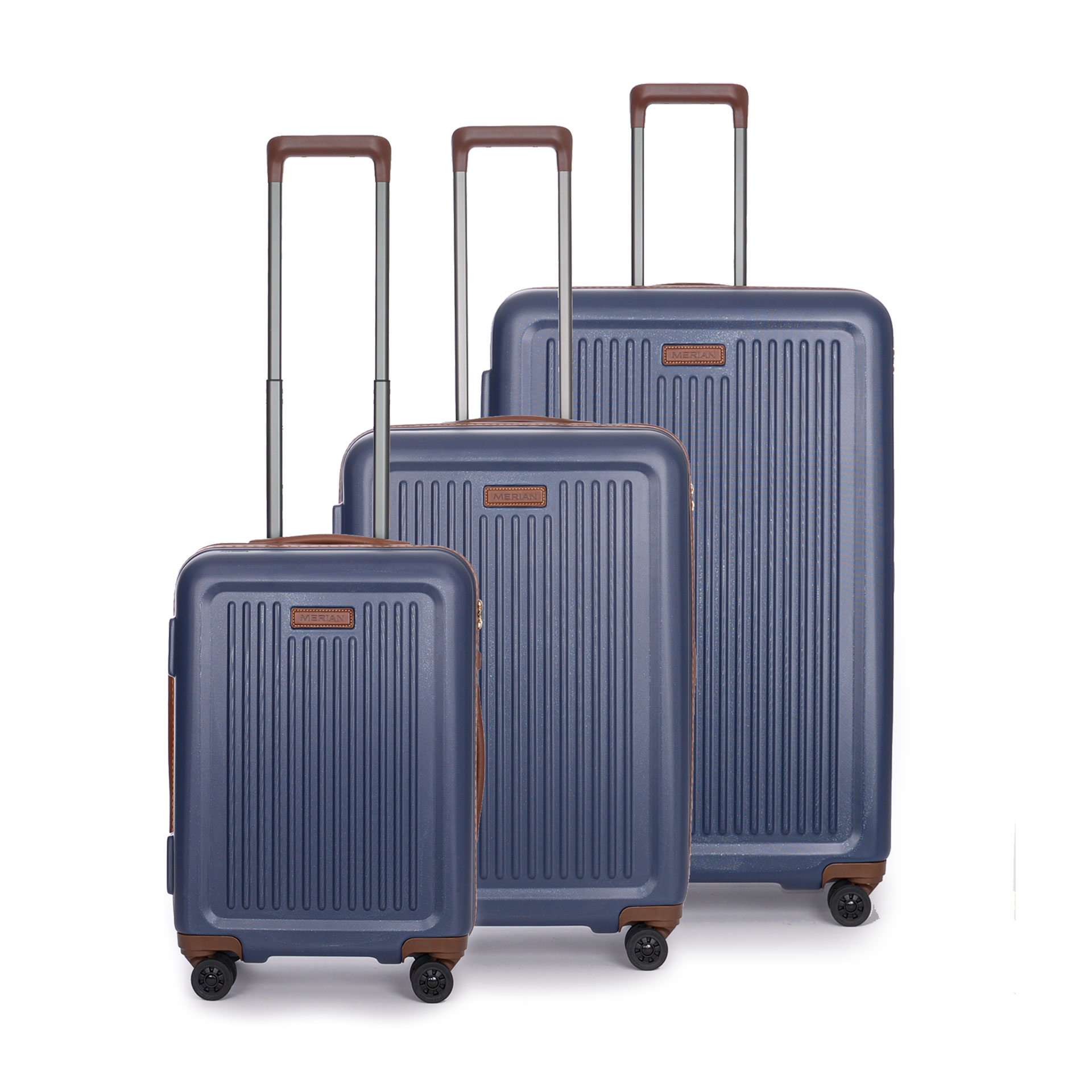 Merian - 3-piece suitcase set (S, M, L) - Navy