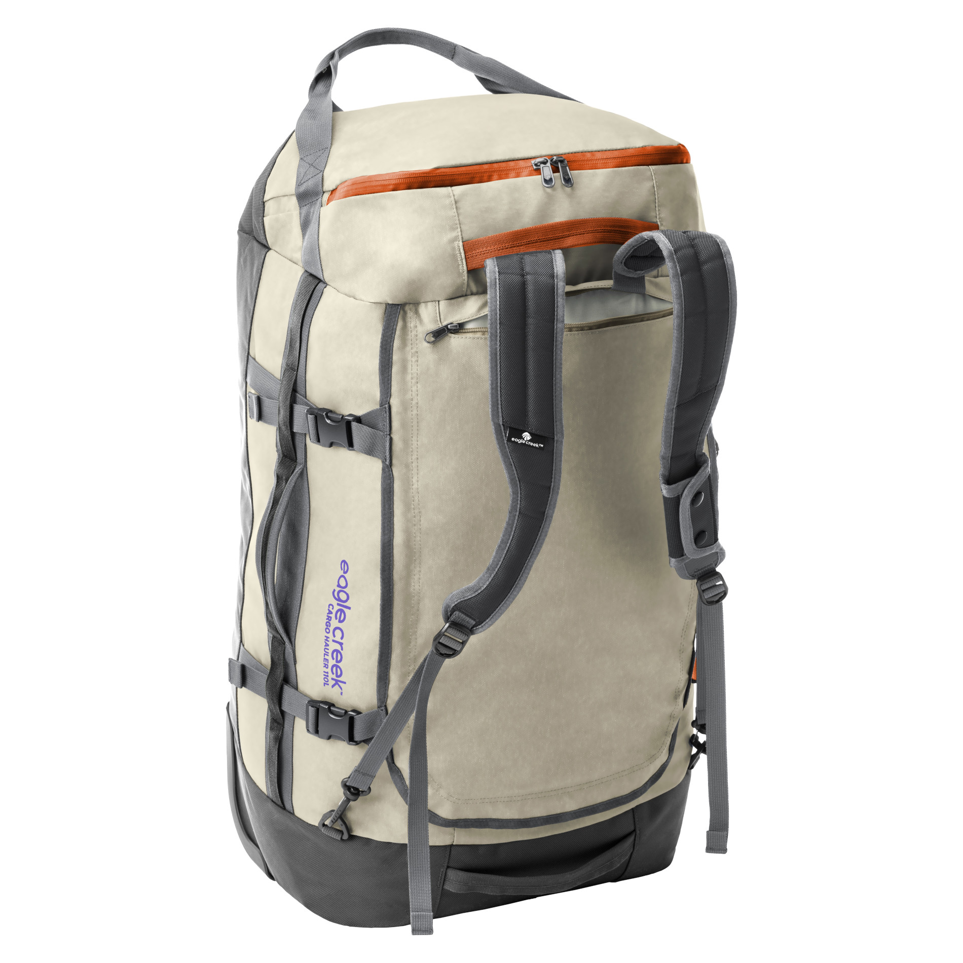Cargo Hauler Wheeled Duffel 110L - Silver / Rising Sun