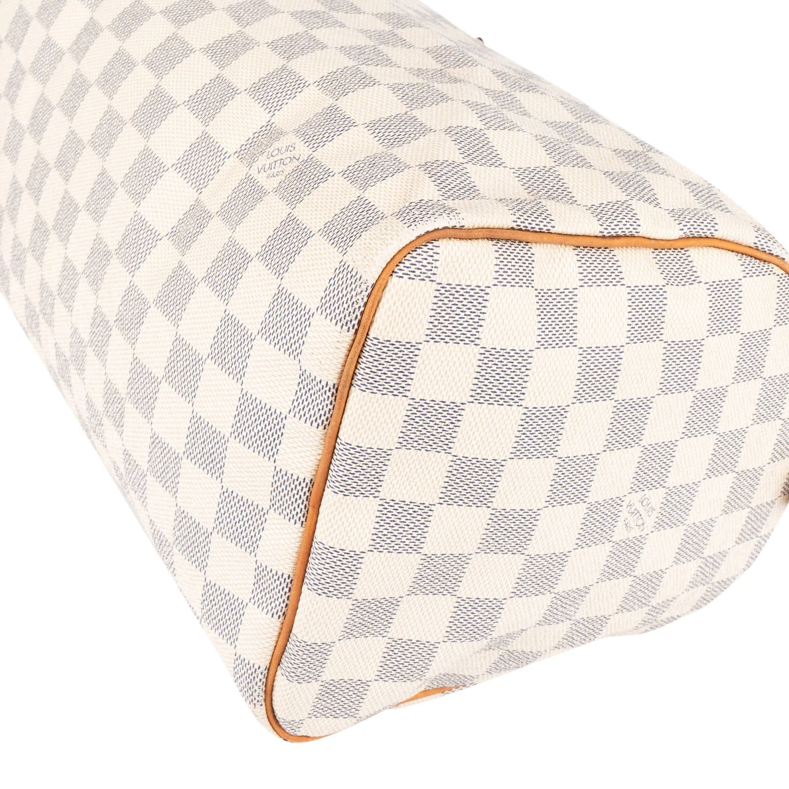 Louis Vuitton Damier Azur Monogram Speedy 30 Boston Bag