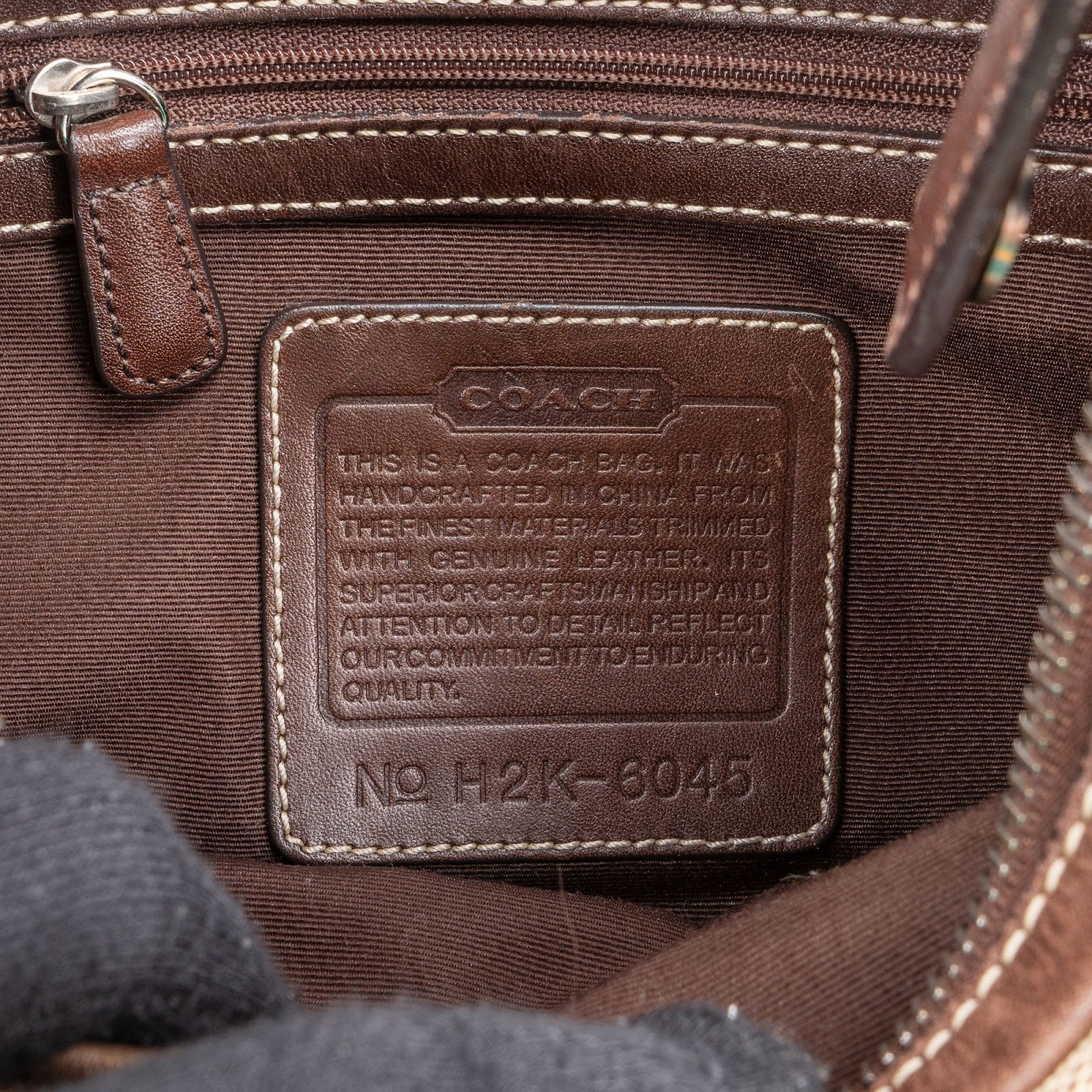 Coach Monogram Signature Shoulder Bag