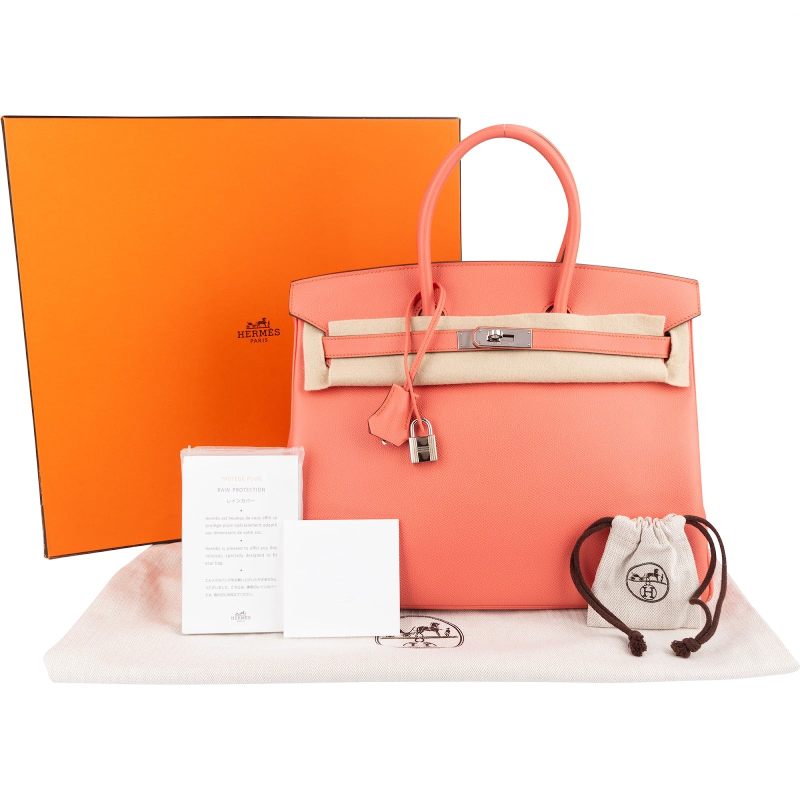 Hermès - Flamingo Birkin 35 Handbag