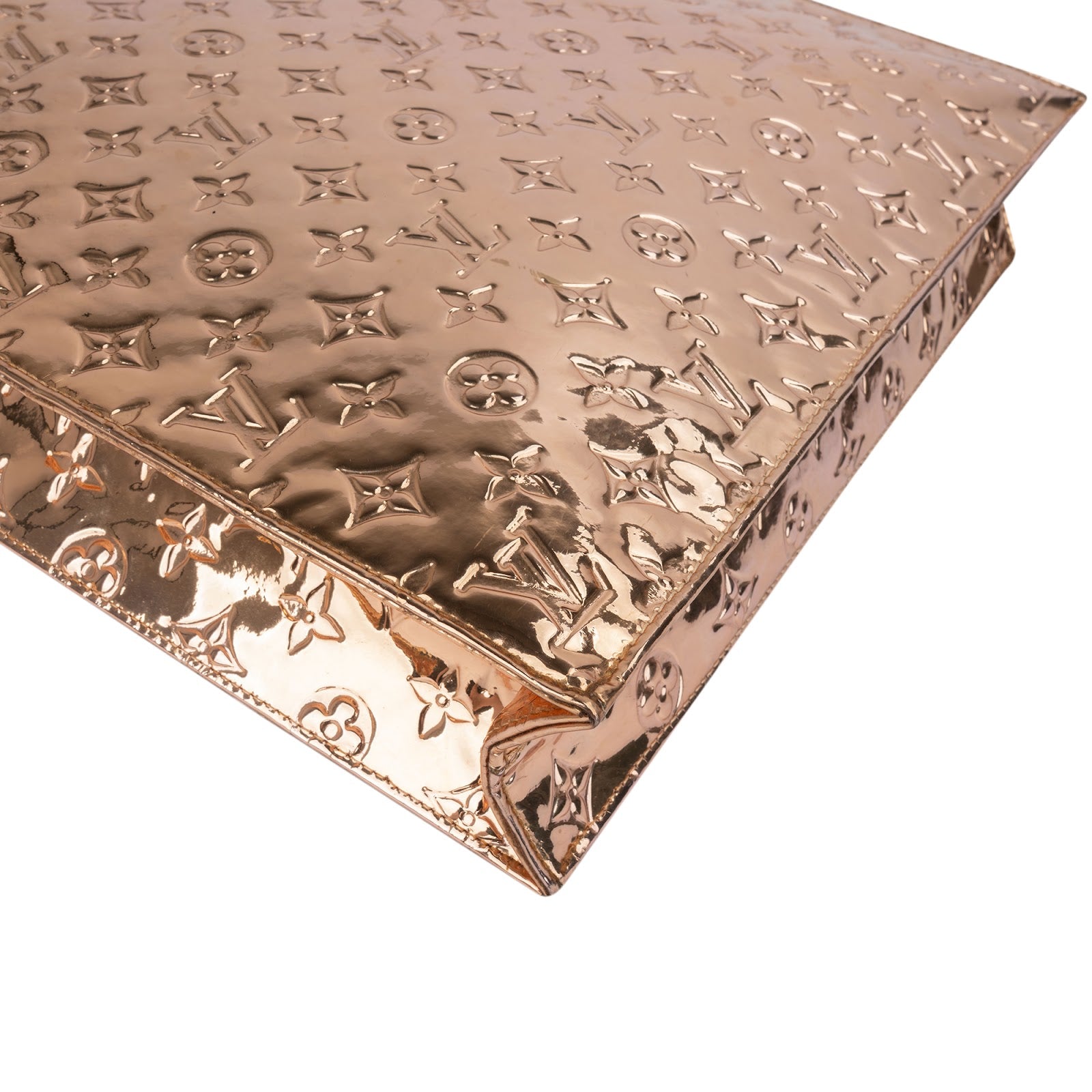 Louis Vuitton Limited Monogram Miroir Metallic Sac Plat