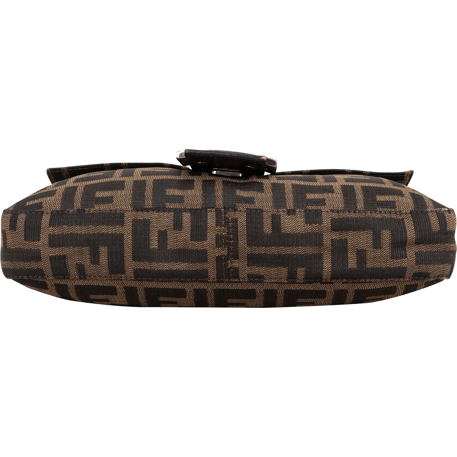 Fendi Monogram Zucca Baguette Shoulder Bag