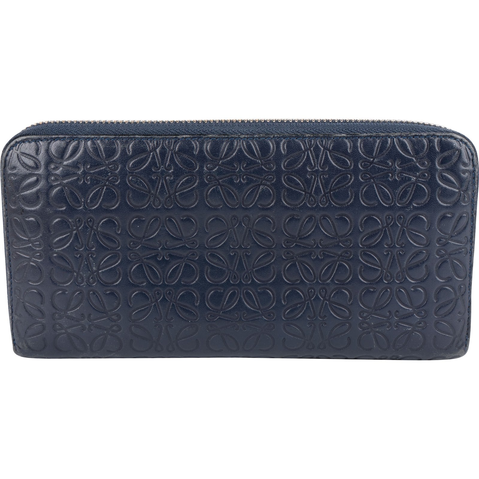 Portfel Loewe Leather Monogram Anagram z zamkiem błyskawicznym