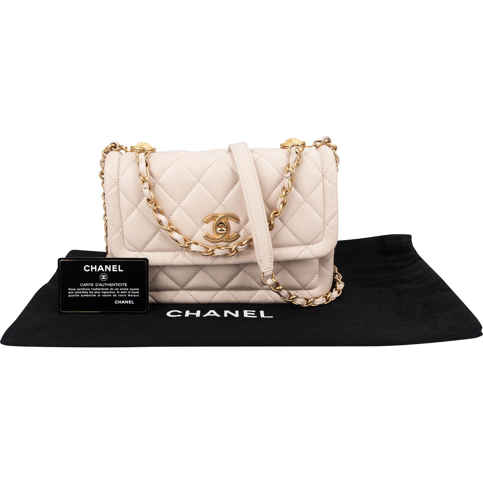 Chanel – Kleine crossbodytas met enkele flap