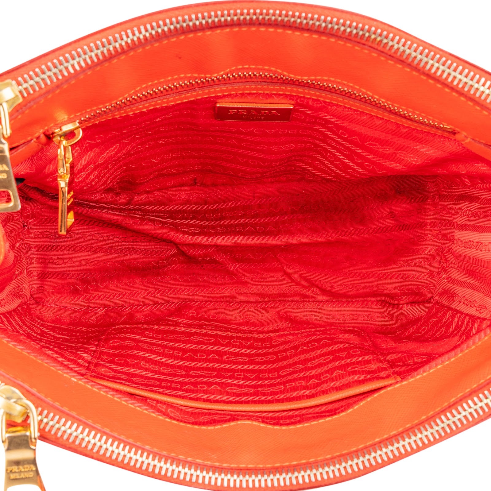 Prada Saffiano Leather Small Galleria Handbag