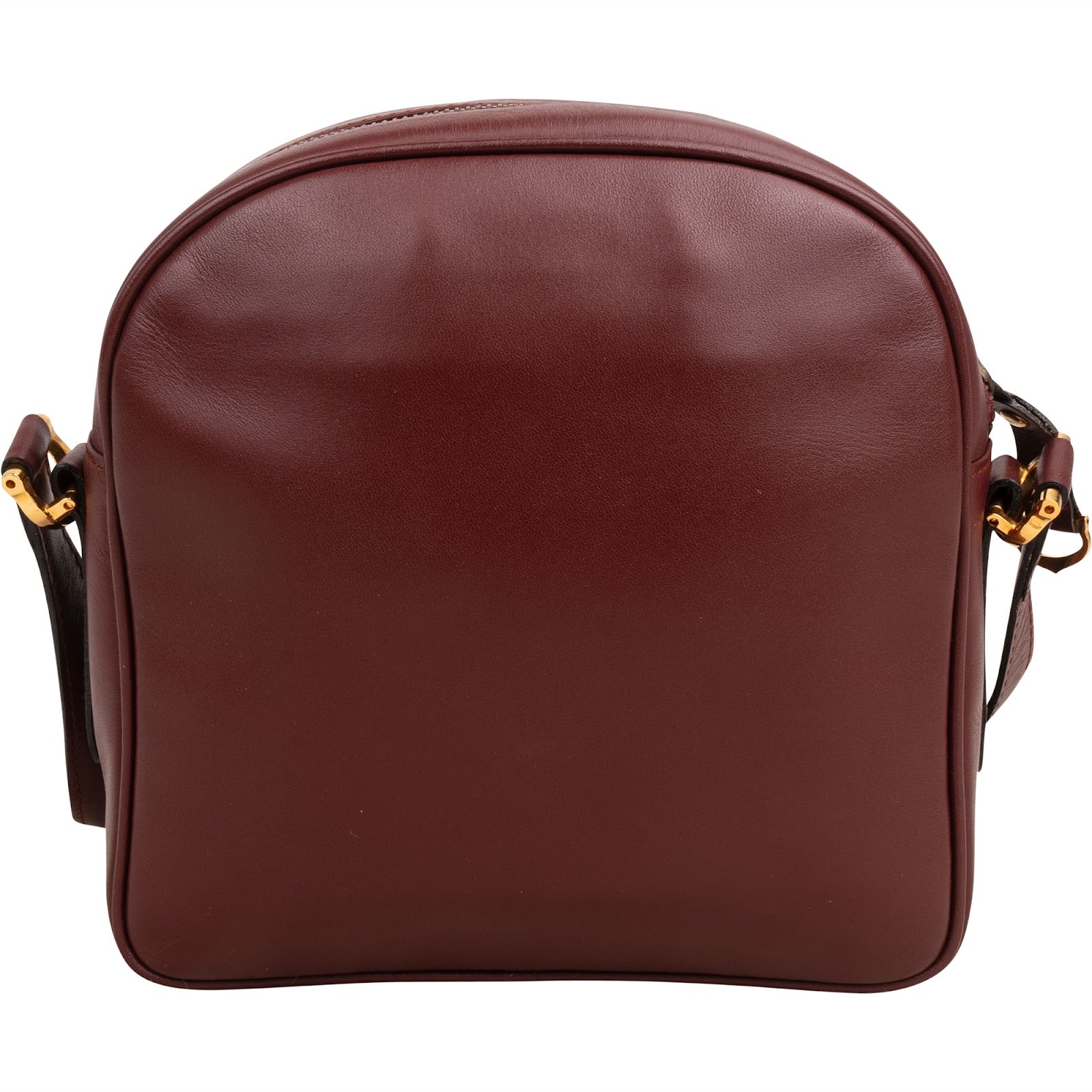 Cartier Bordeaux Leather Mastrine Crossbody Bag
