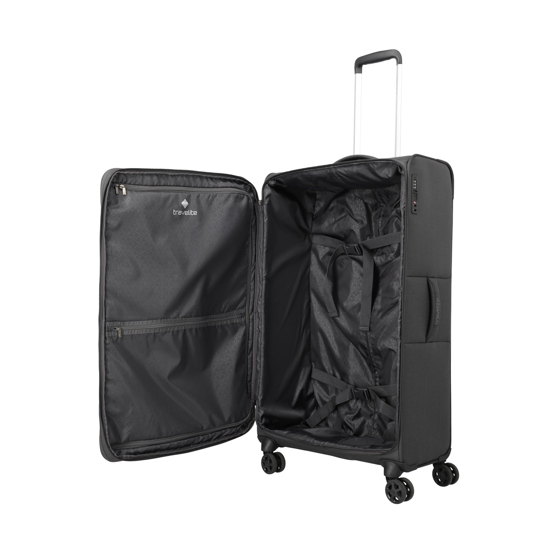 CUBIS Trolley L (83 cm) erweiterbar - Anthracite