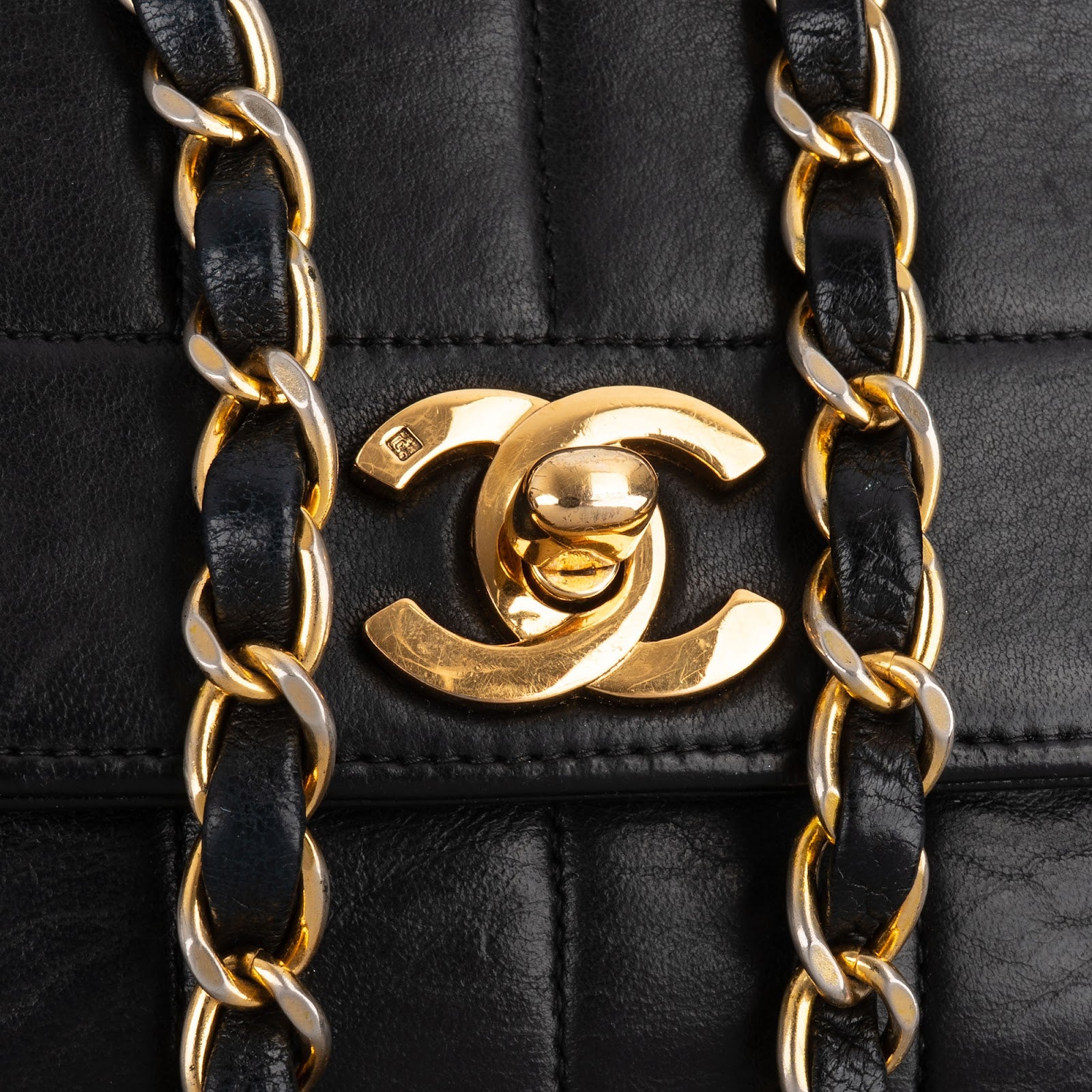 Chanel Vertical Quilted Lambskin 24K Gold Single Flap Crossbody Bag