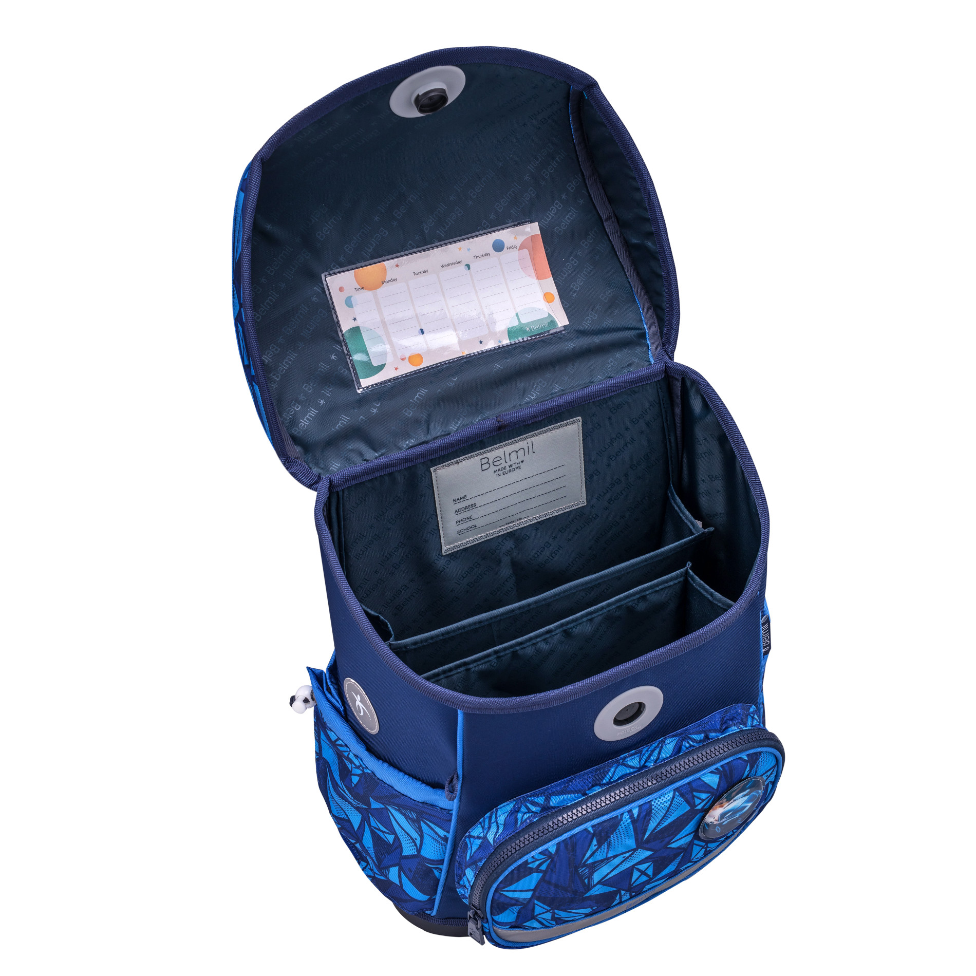 Compact Plus Glacier Blue Schulra﻿nzen-Set 5-tlg