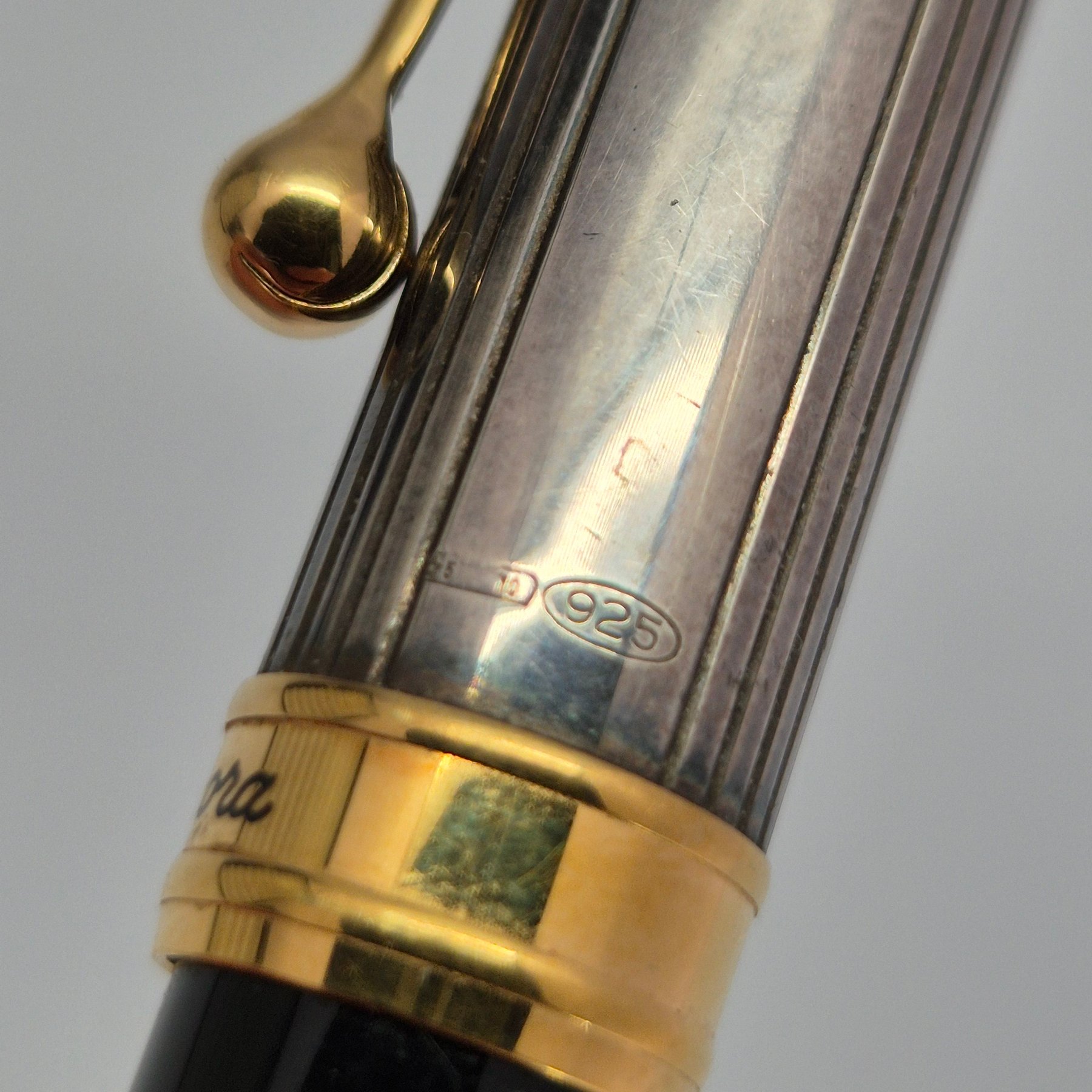 Aurora  Kugelschreiber Model 836 - Sterling Silber