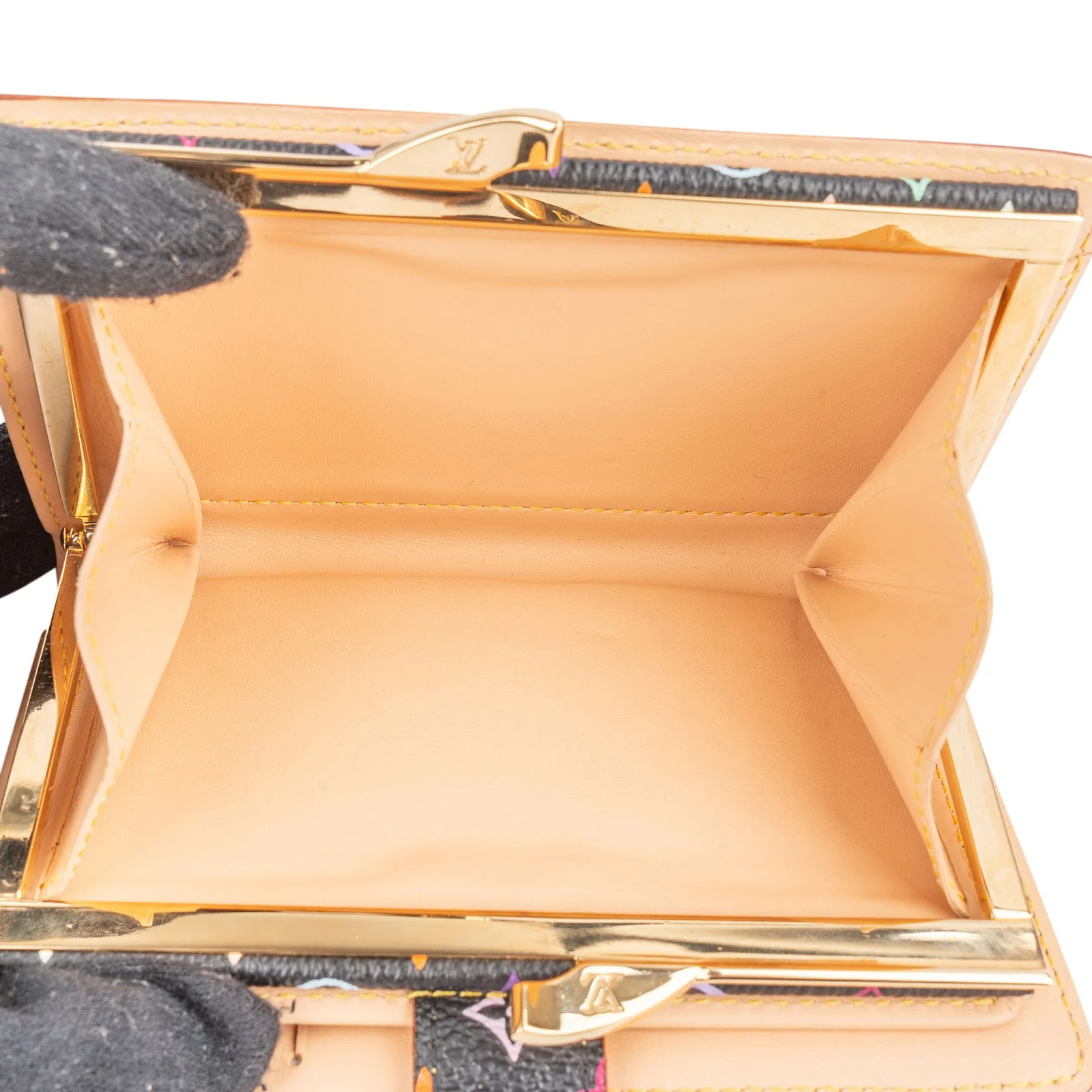 Louis Vuitton Monogram Murakami Multicolor Compact Clip Wallet