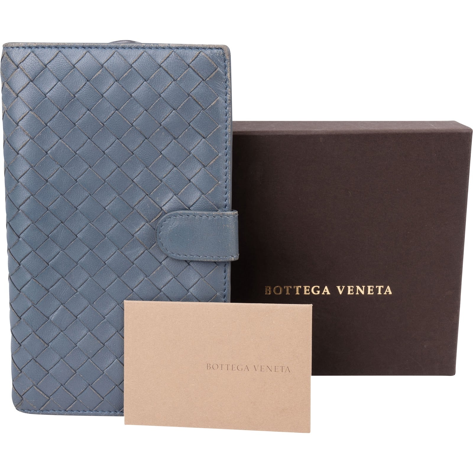 Bottega Veneta Intrecciato Clip Geldbörse