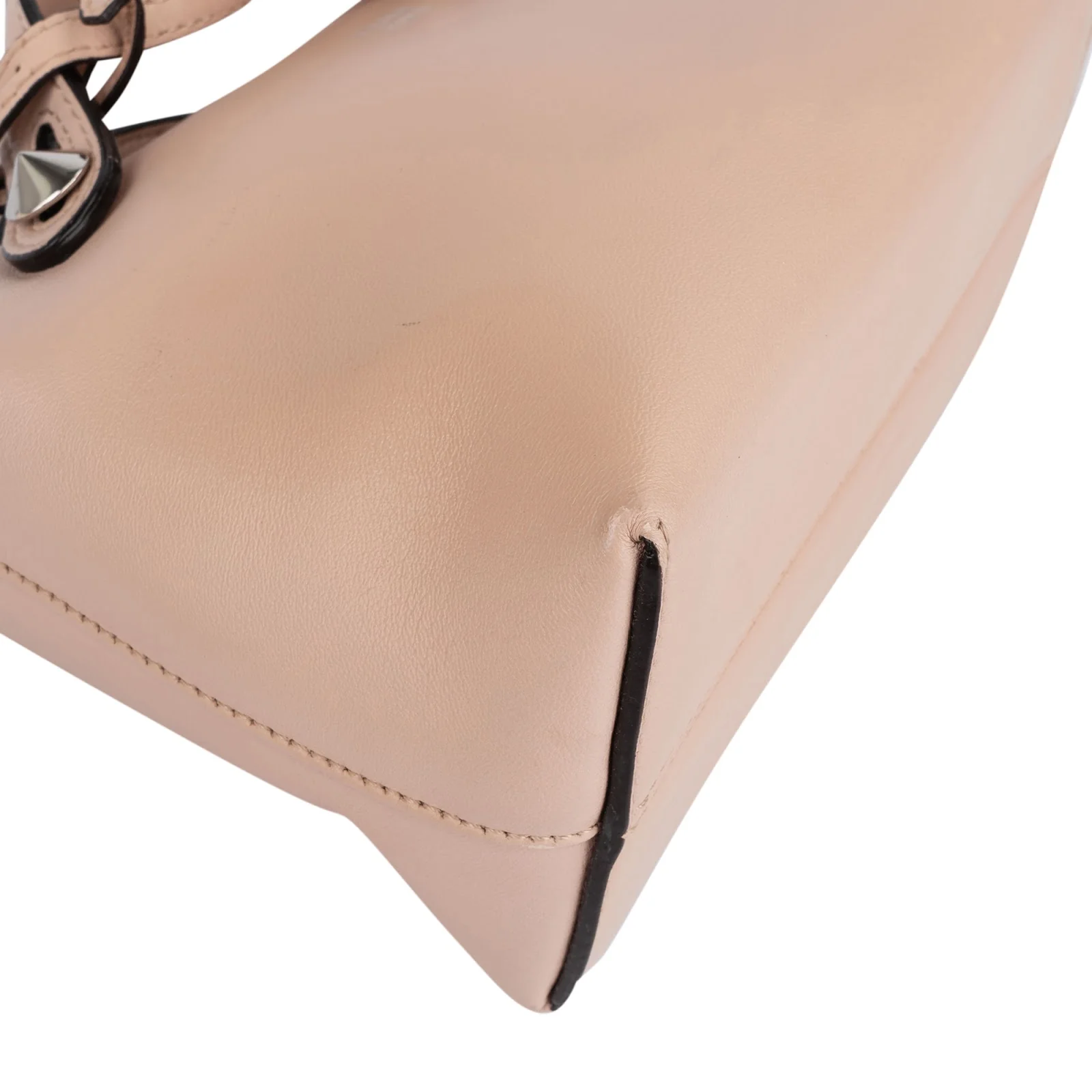 Fendi By The Way Mini Crystal Applique Calfskin Leather Crossbody Bag