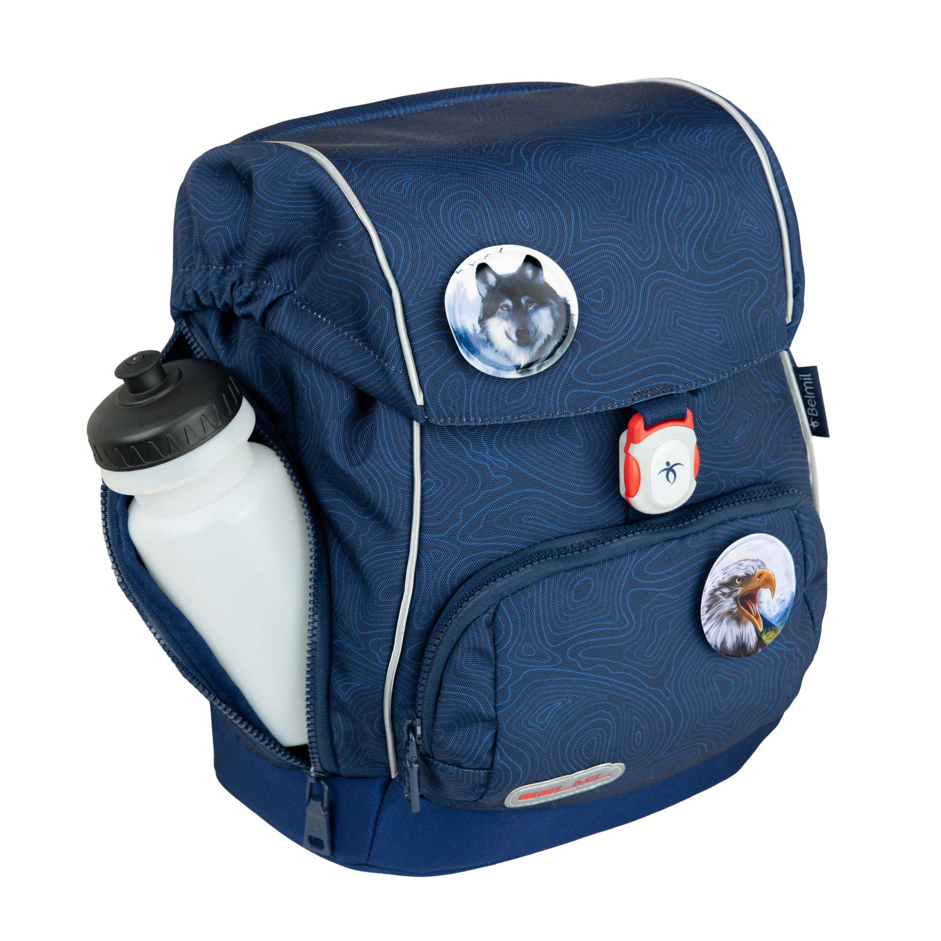 Comfy Plus Schulranzenset 5-teilig - Topographic