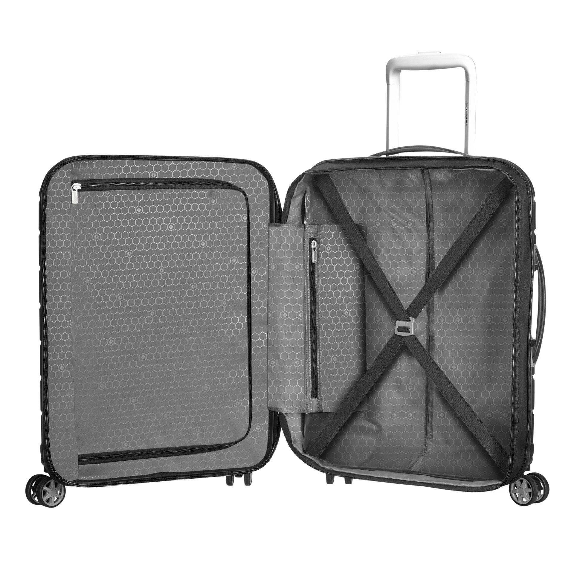Suitcase Samsonite Flux White Samsonite Flux Expandable Spinner