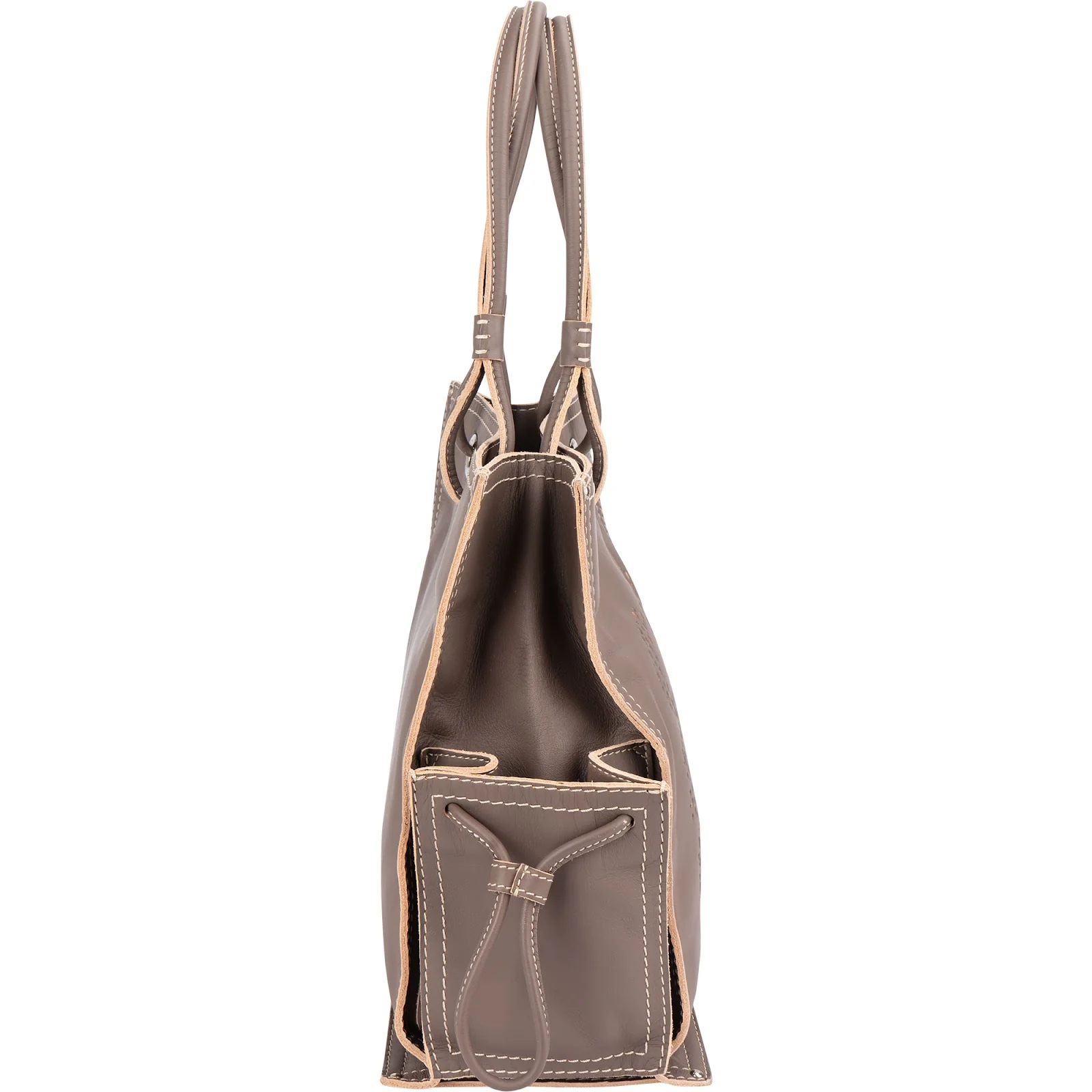 Loewe Leather Anagram Perforated Amazona Shopper Tote Handbag