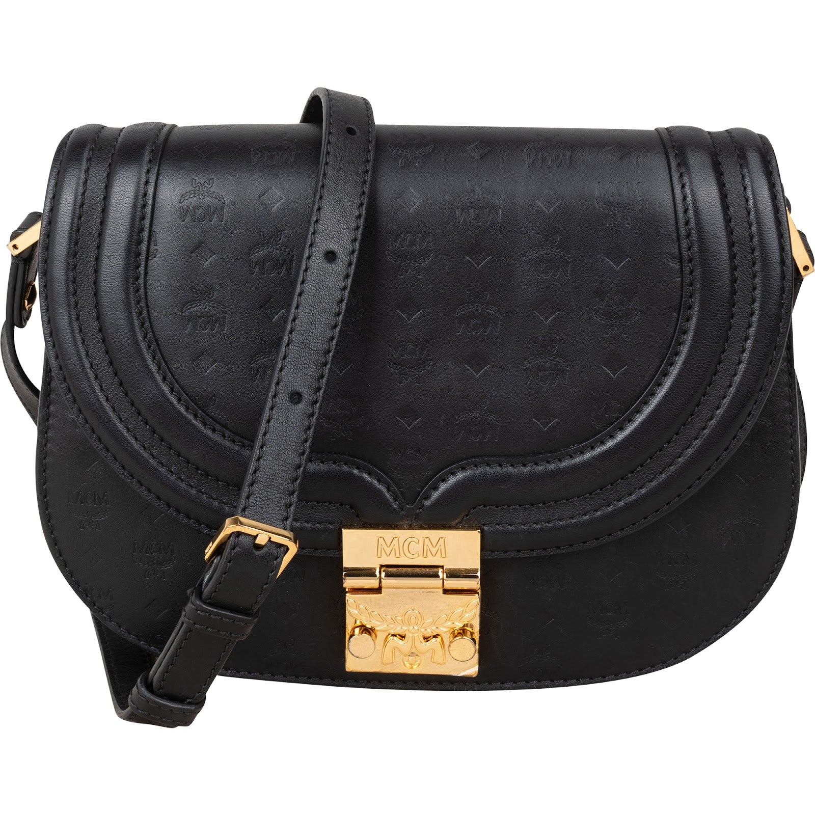 MCM - Patricia Saddle Crossbody Bag