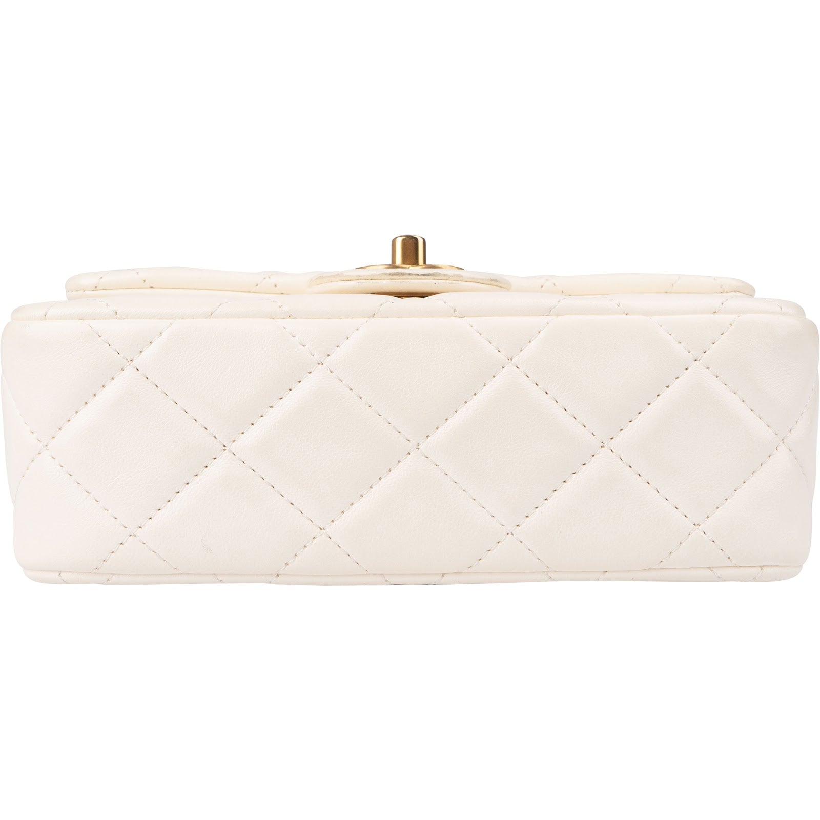 Chanel - Mini Rectangular Pearl Single Flap Crossbody Bag