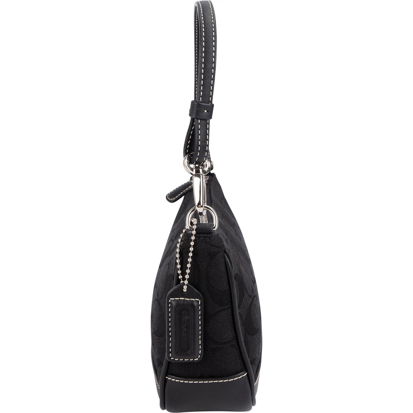 Coach Black Signature Monogram Clutch Bag