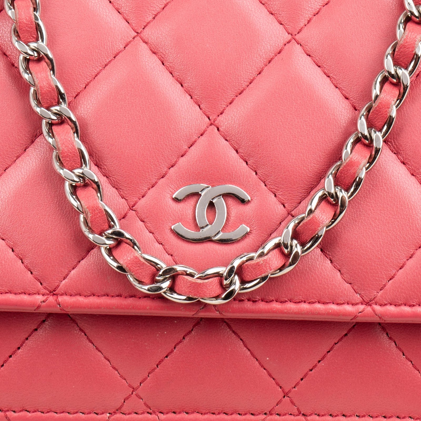 Chanel Quilted Lambskin Wallet On Chain Crossbody Bag