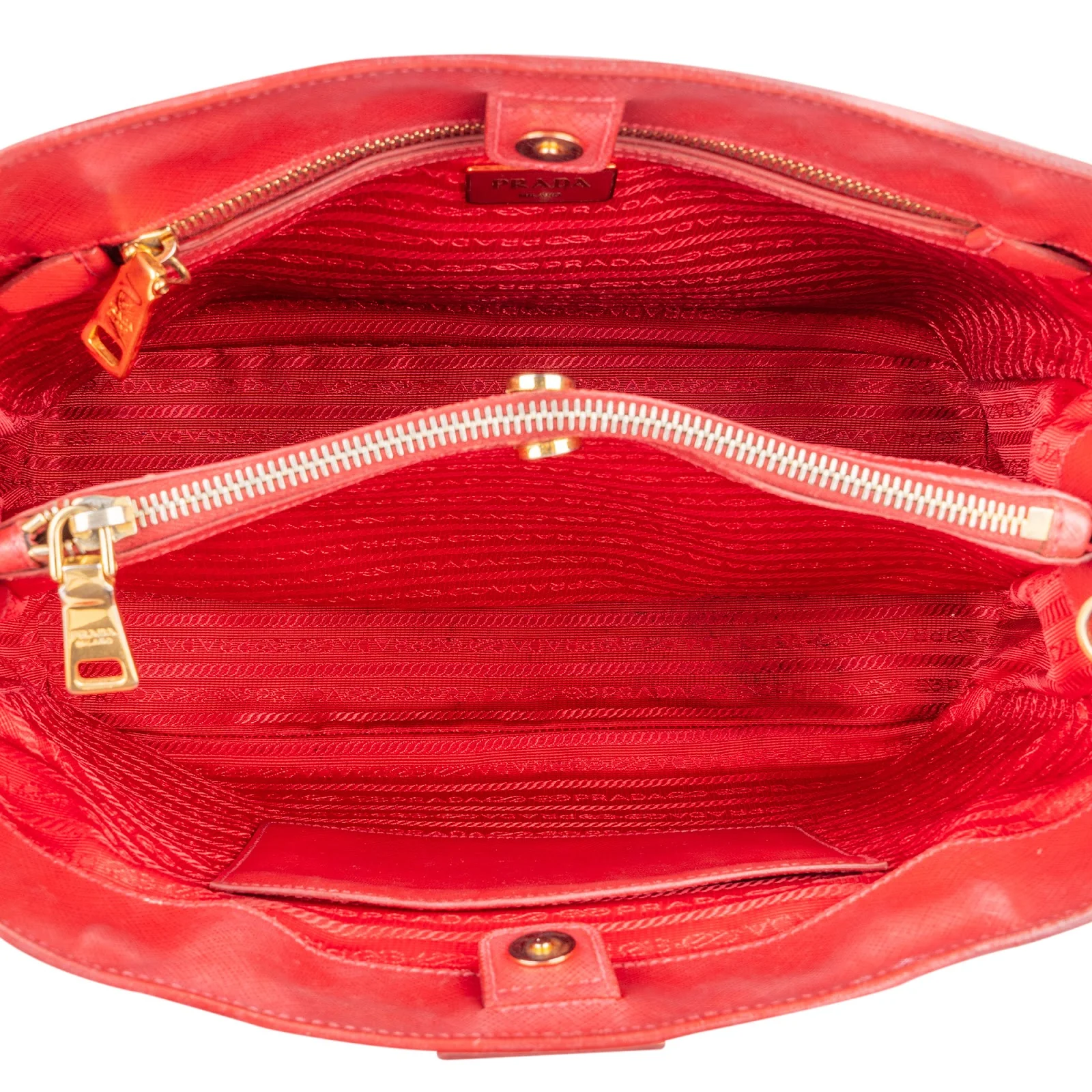 Prada Saffiano Leather Lux Galleria Handbag
