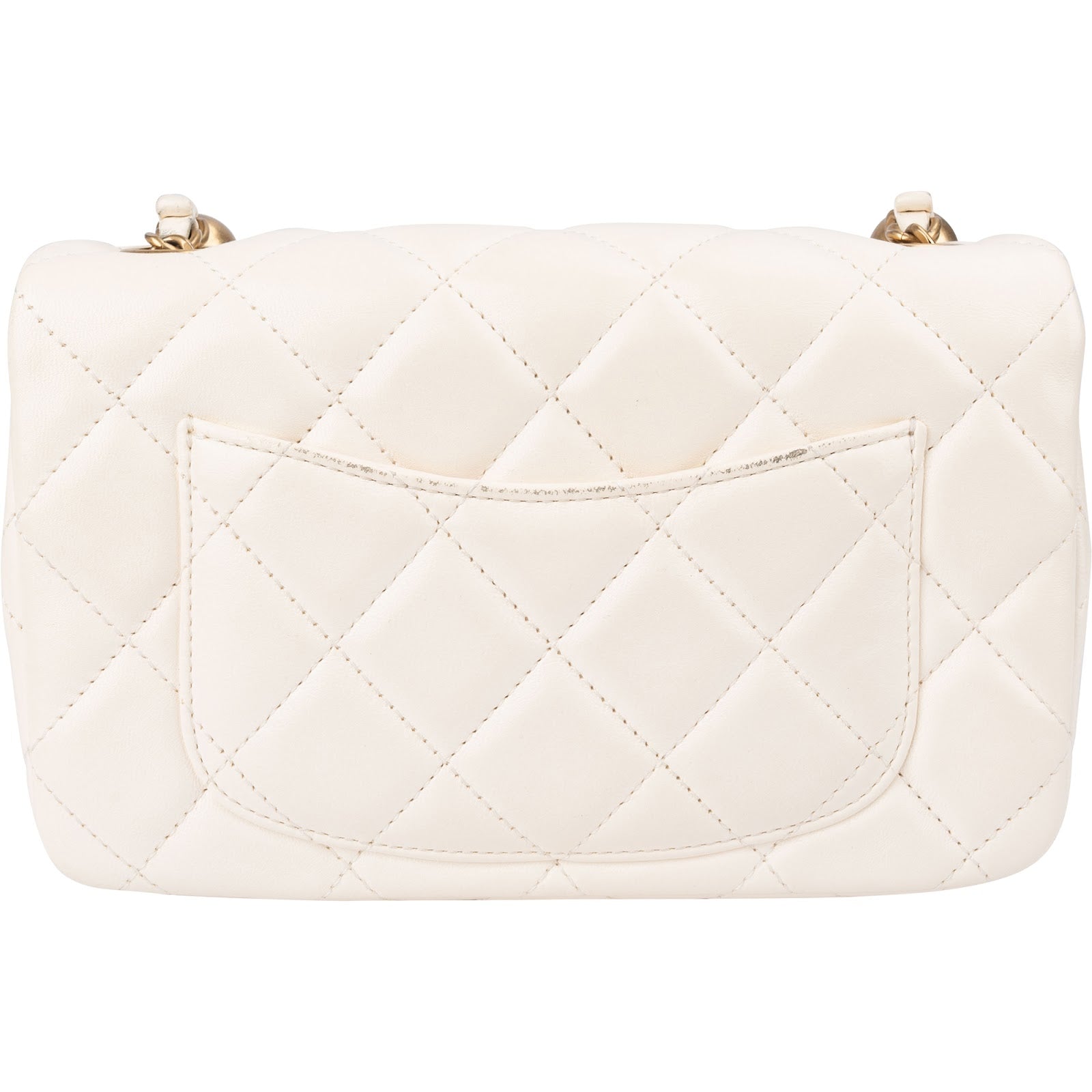 Chanel - Mini Rectangular Pearl Single Flap Crossbody Bag