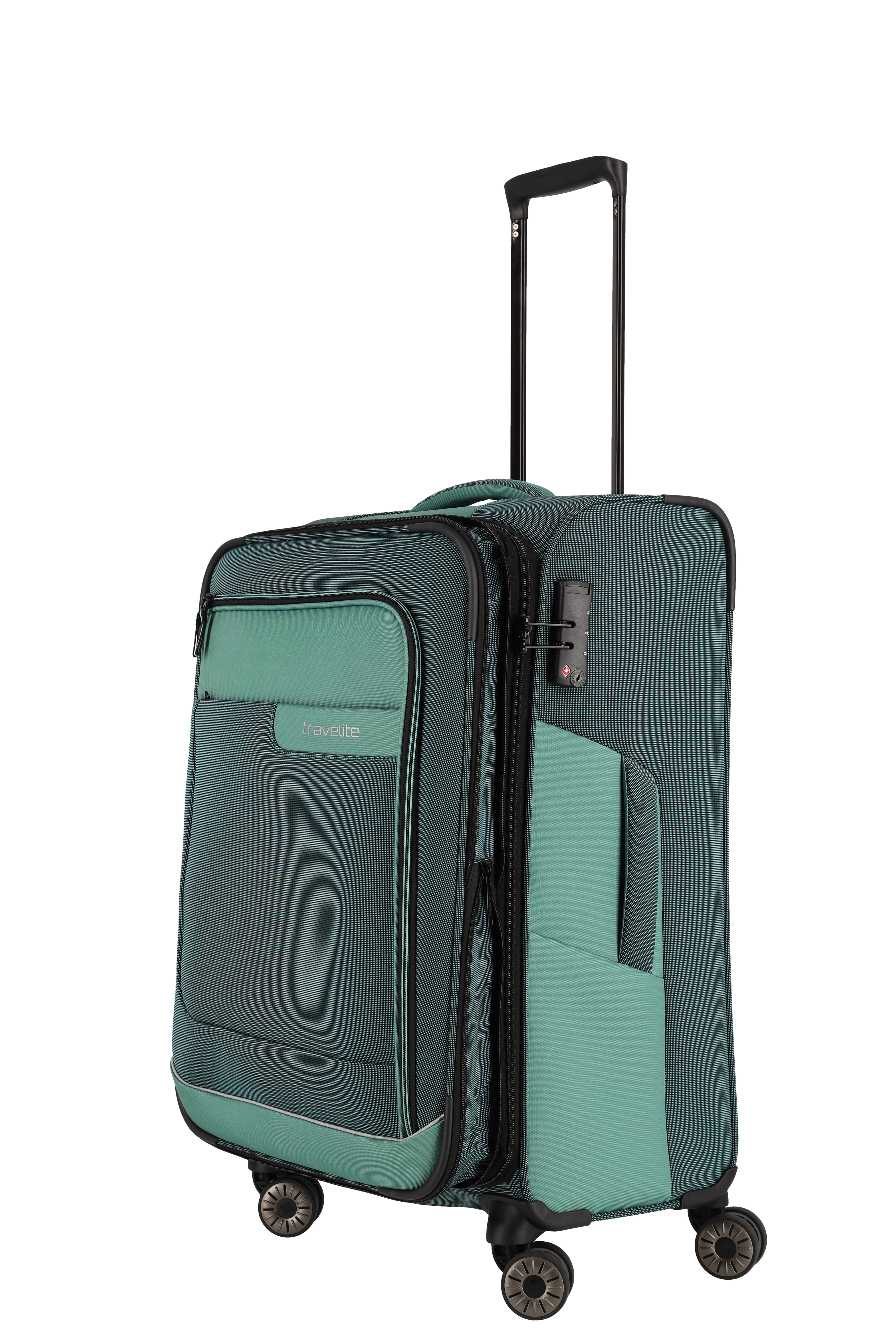 VIIA Suitcase set 4 wheels size L/M - Eucalyptus