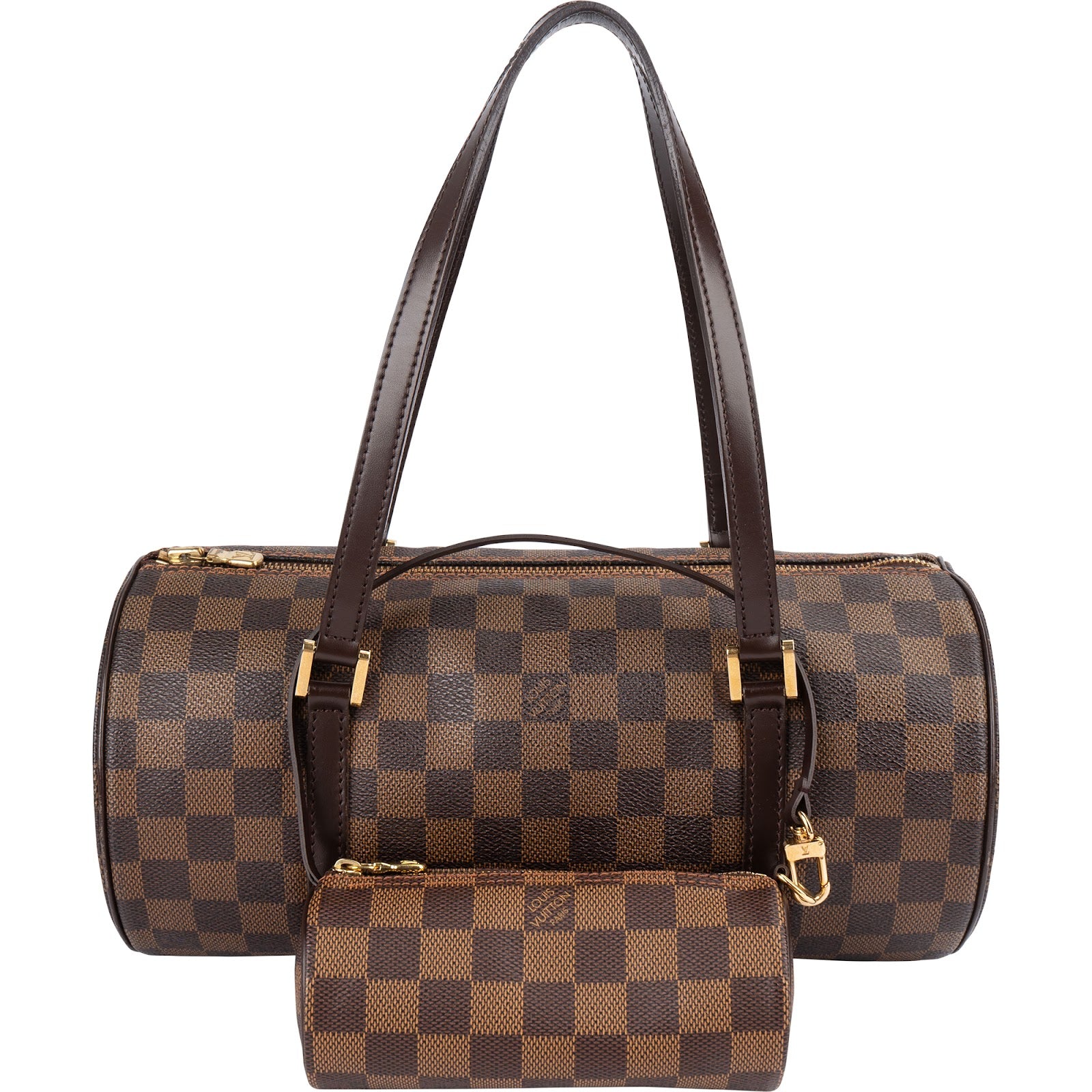 Louis Vuitton Monogram Damier Ebene Papillon Set Shoulder Bag