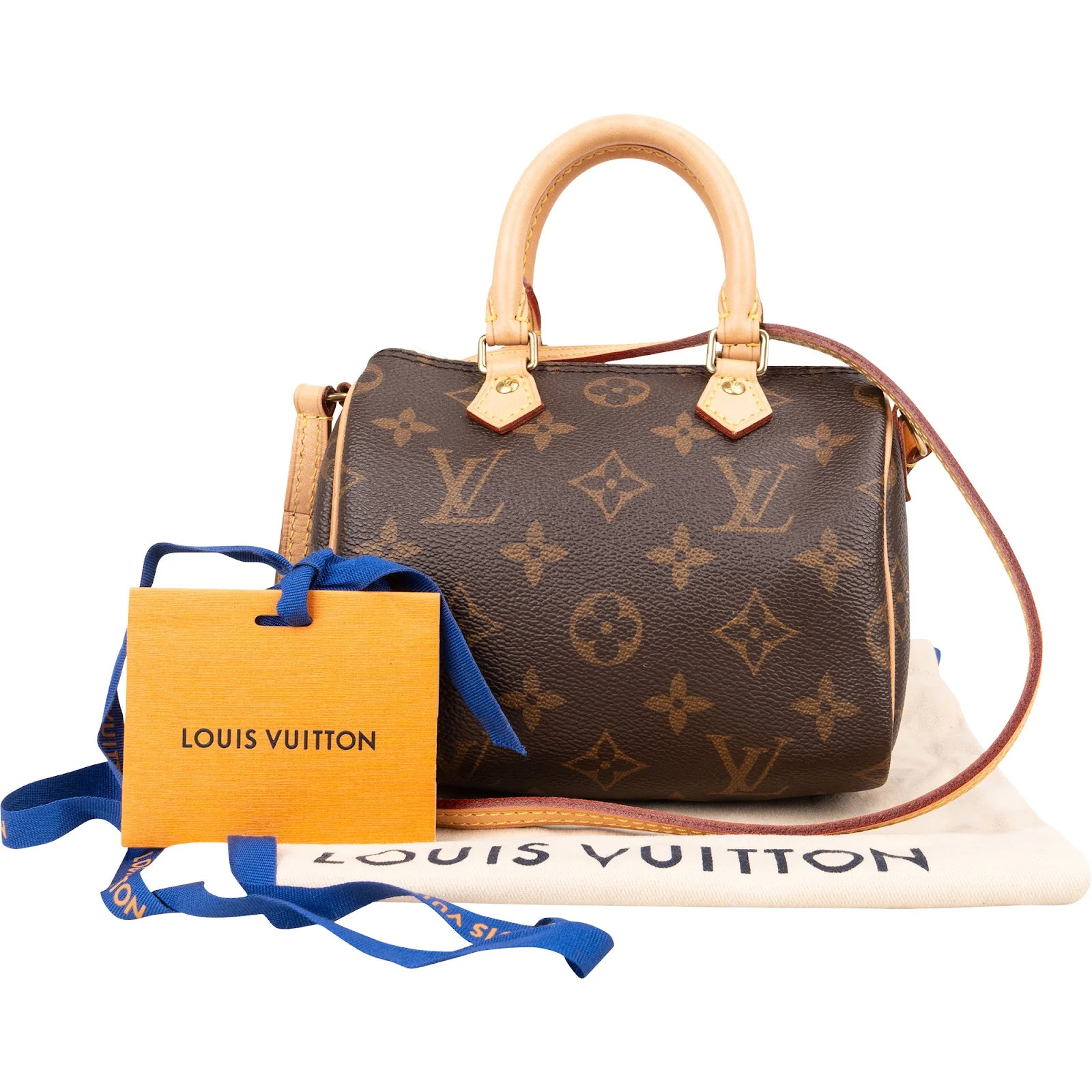 Louis Vuitton Monogram Canvas Nano Speedy Crossbodybag