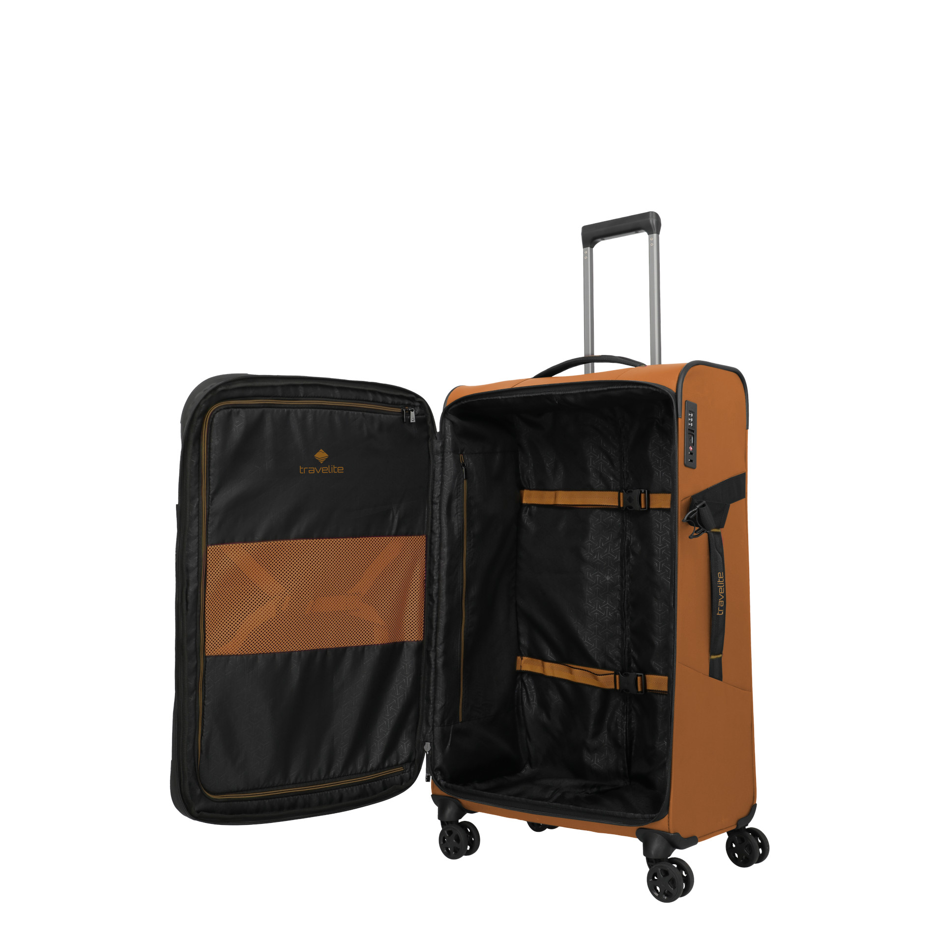 BRIIZE Trolley L (78 cm) erweiterbar - Curry