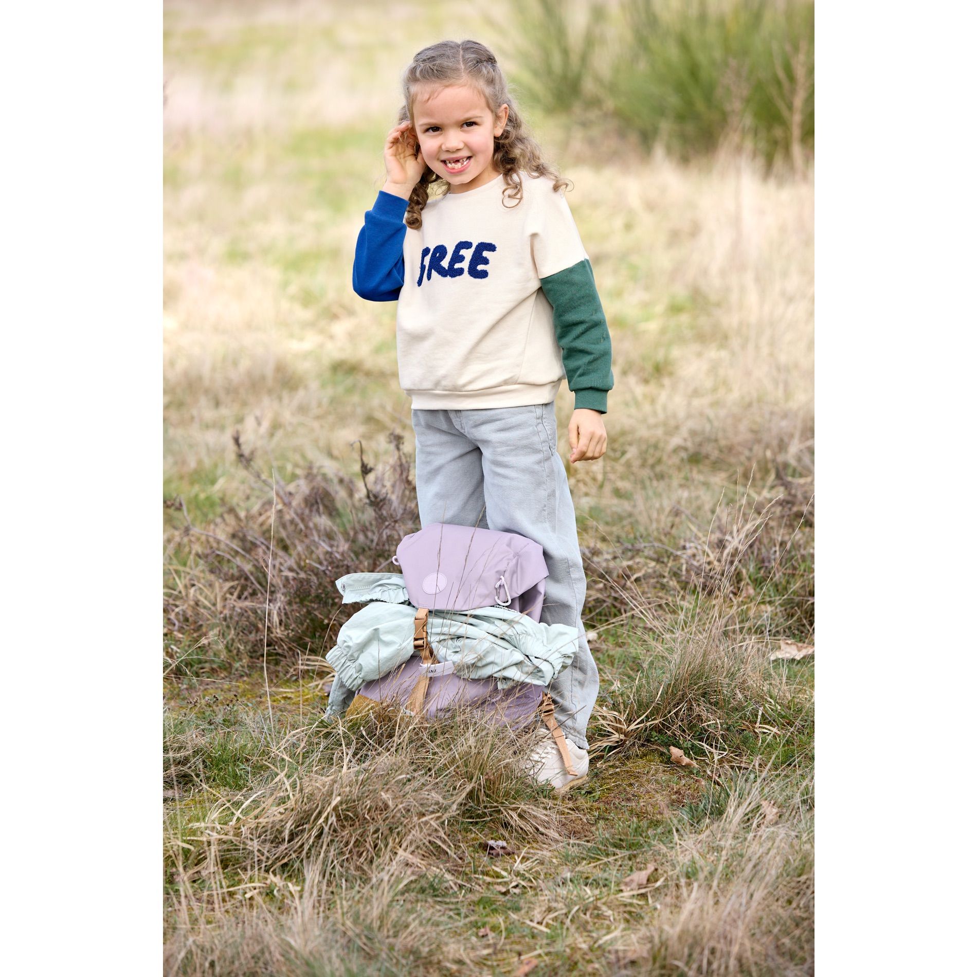 Big Outdoor Backpack Little Gang - lilac