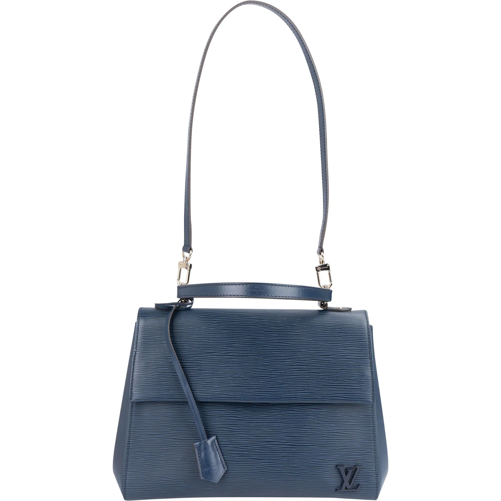 Louis Vuitton Blue Epi Leather Cluny MM Handbag