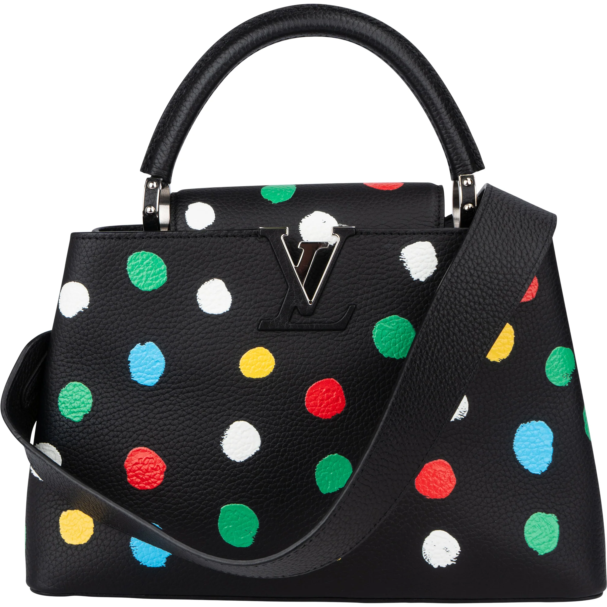 Louis Vuitton x Yayoi Kusama Dots Capucines MM Handbag